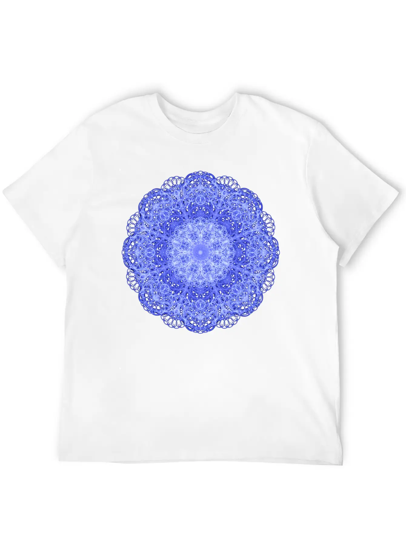 Ice Swirls Mandala Stylish Everyday T-Shirt – Unisex Basic Cotton Tee