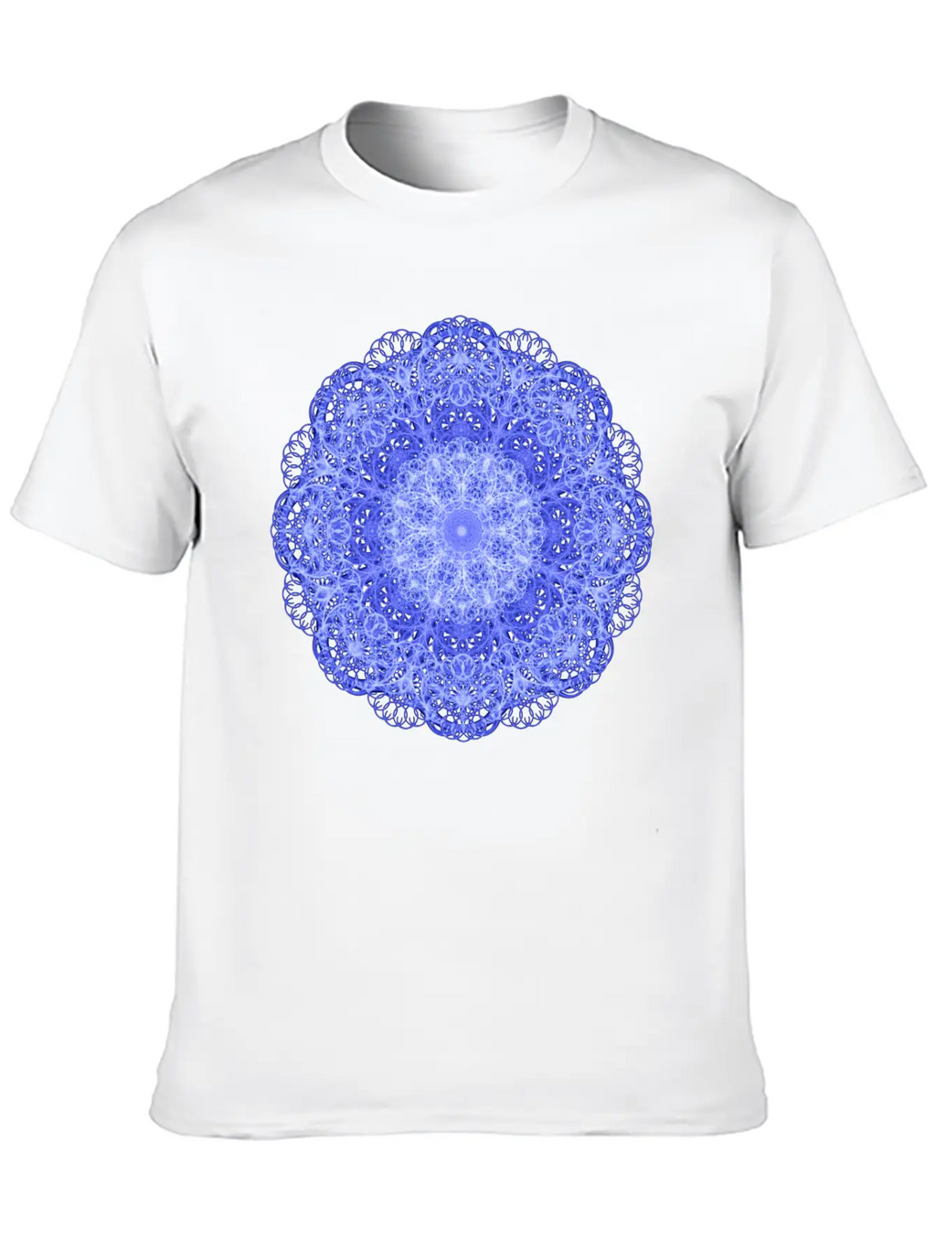 Ice Swirls Mandala Stylish Everyday T-Shirt – Unisex Basic Cotton Tee