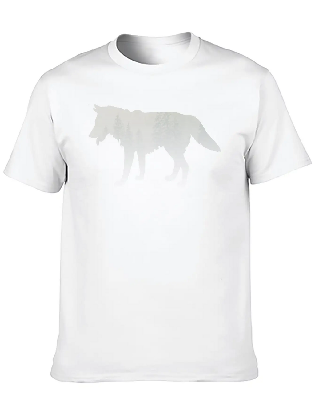 Ice Wolf Timeless Short Sleeve Tee – Comfy And Minimalist Design