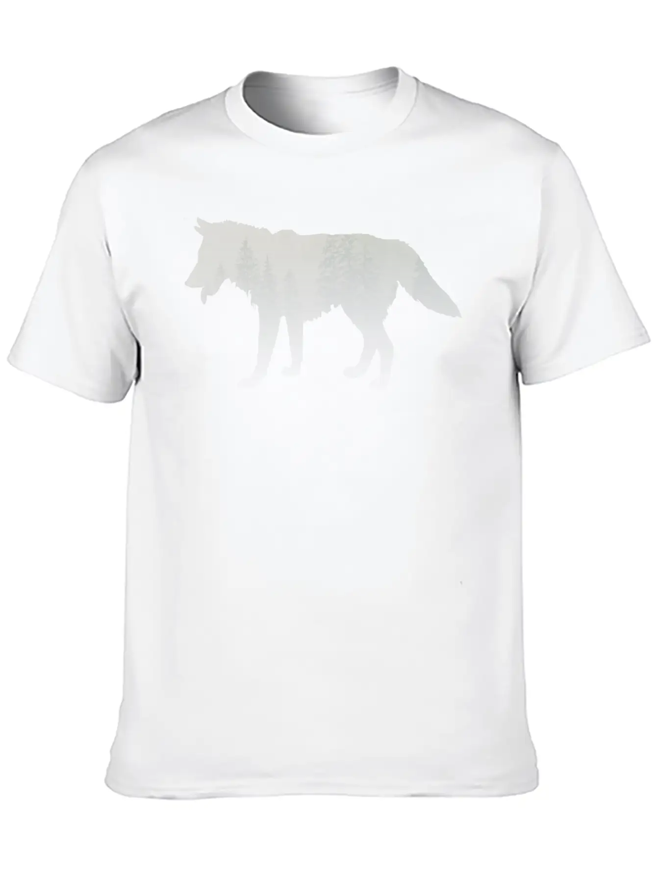 Ice Wolf Timeless Short Sleeve Tee – Comfy And Minimalist Design