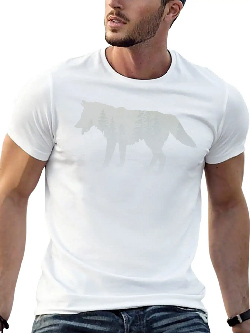 Ice Wolf Timeless Short Sleeve Tee – Comfy And Minimalist Design
