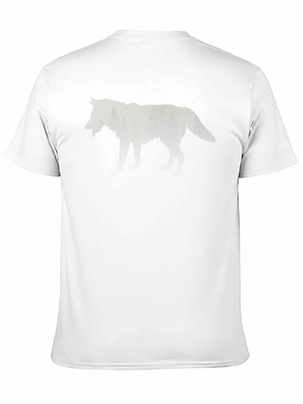 Ice Wolf Timeless Short Sleeve Tee – Comfy And Minimalist Design