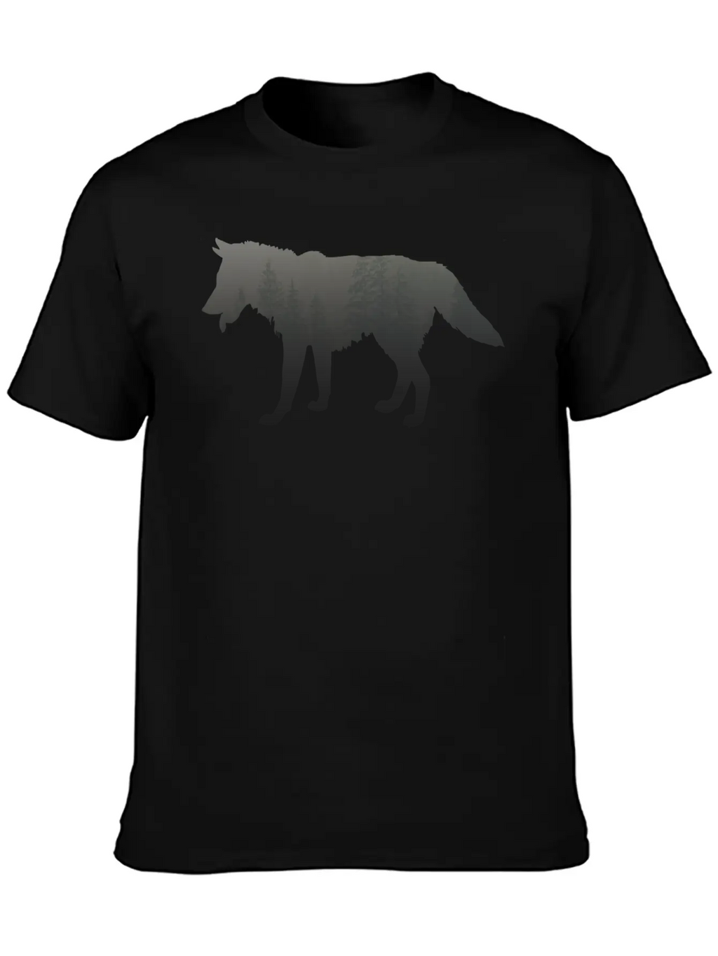 Ice Wolf Timeless Short Sleeve Tee – Comfy And Minimalist Design