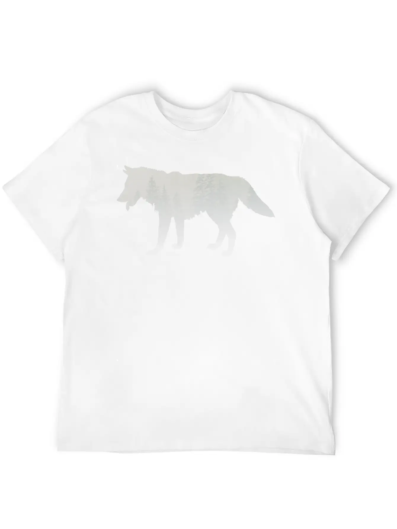 Ice Wolf Timeless Short Sleeve Tee – Comfy And Minimalist Design