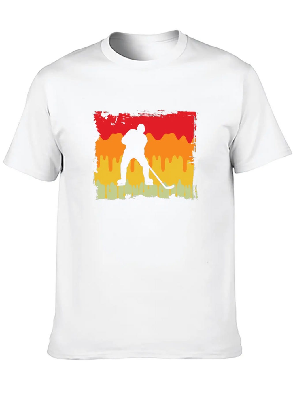 Icehockey Retro Relaxed Everyday Tee – Lightweight And Durable Cotton