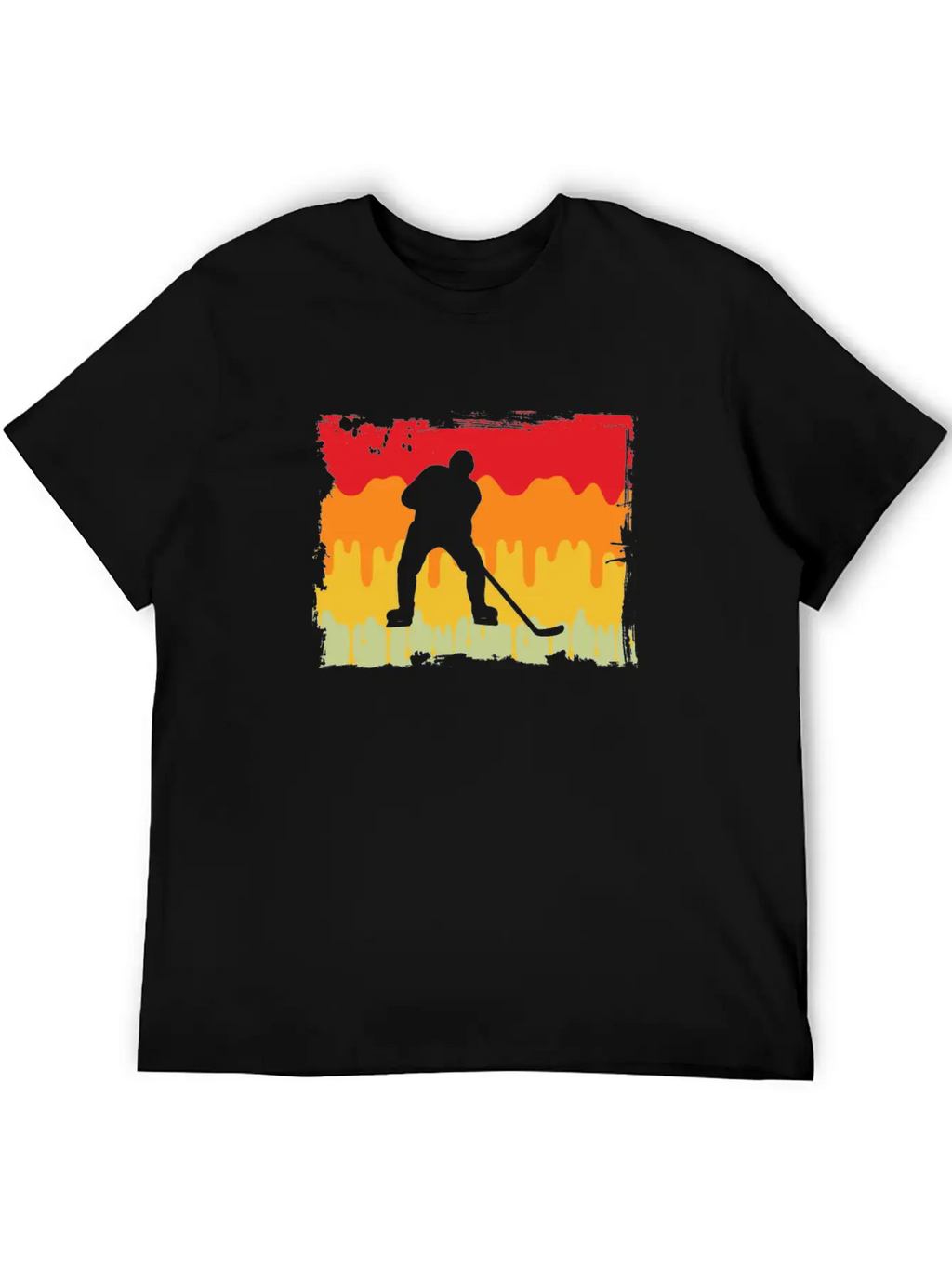 Icehockey Retro Relaxed Everyday Tee – Lightweight And Durable Cotton