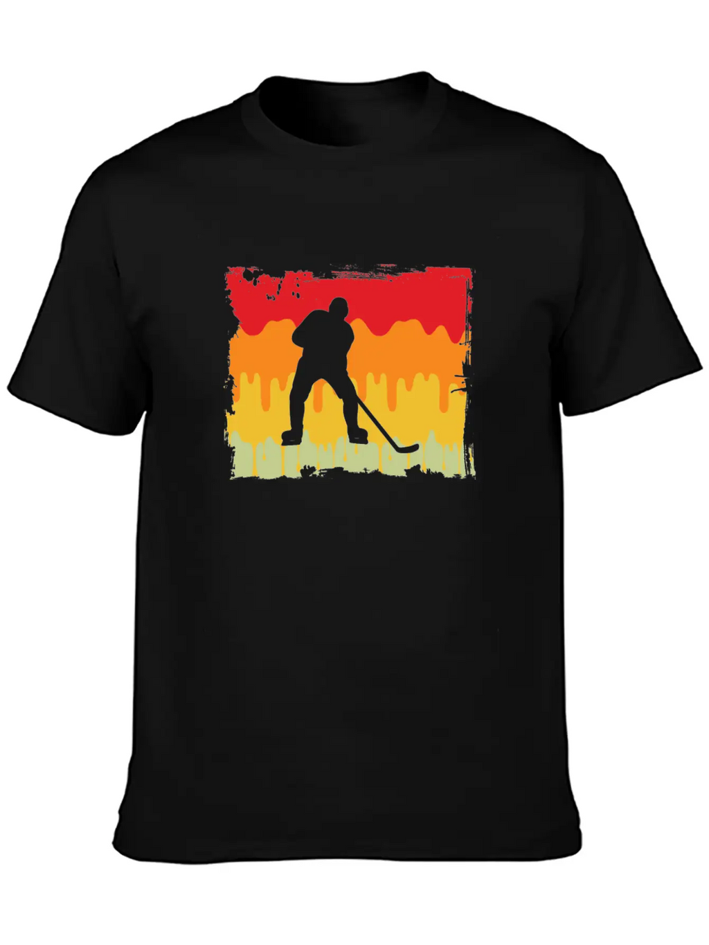 Icehockey Retro Relaxed Everyday Tee – Lightweight And Durable Cotton