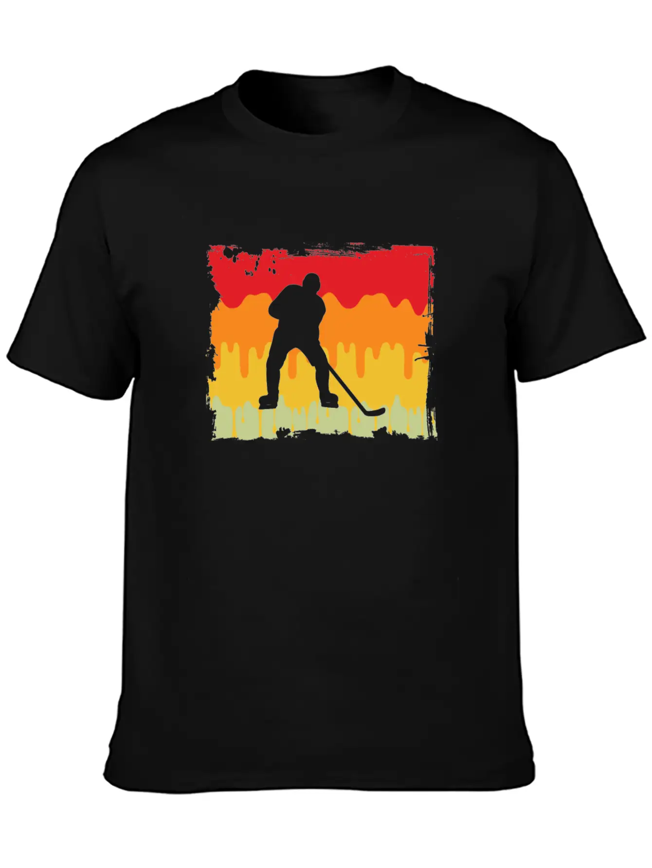 Icehockey Retro Relaxed Everyday Tee – Lightweight And Durable Cotton
