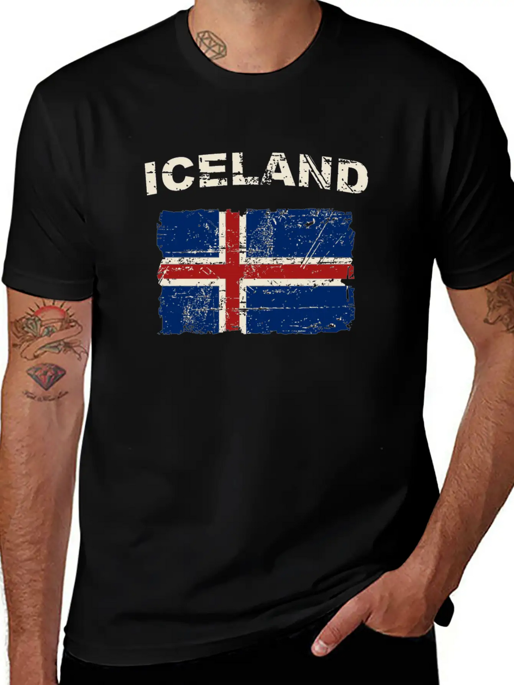 Iceland Flag Classic Cotton Tee – Unisex Comfort For Any Season