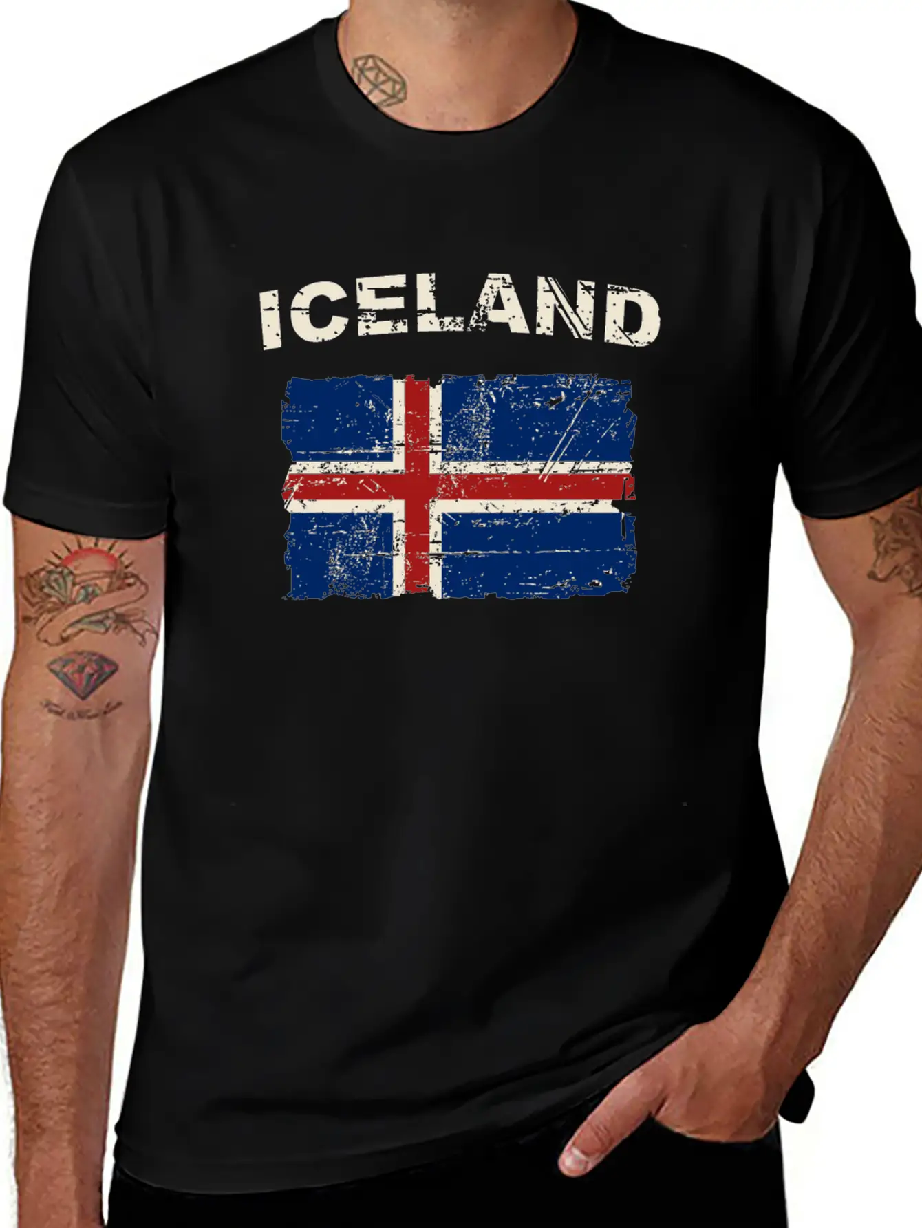 Iceland Flag Classic Cotton Tee – Unisex Comfort For Any Season