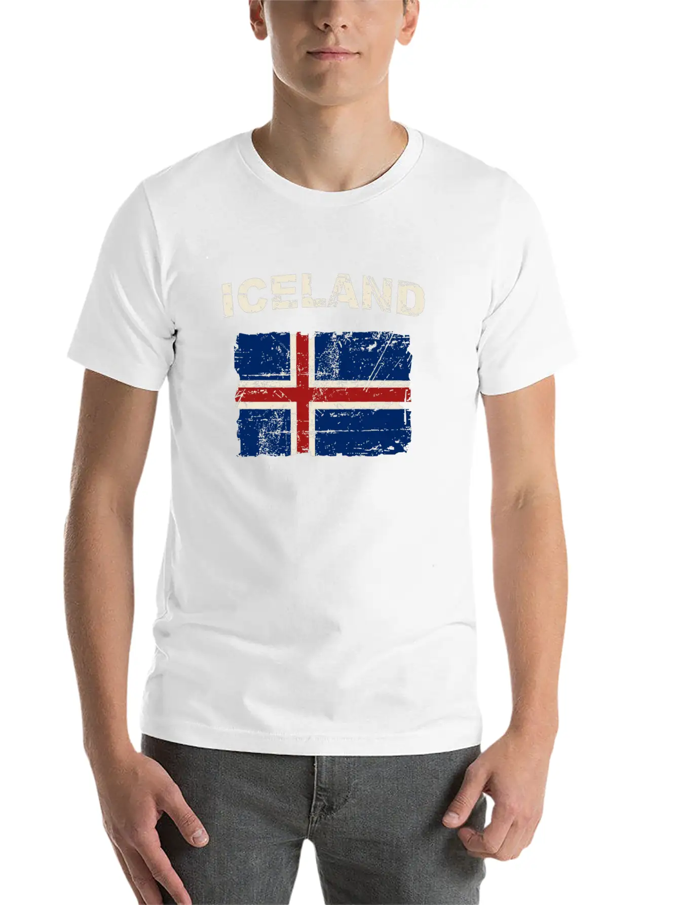 Iceland Flag Classic Cotton Tee – Unisex Comfort For Any Season