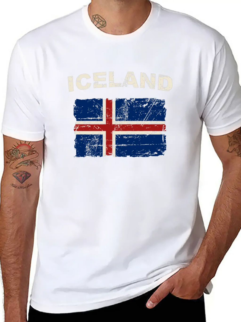 Iceland Flag Classic Cotton Tee – Unisex Comfort For Any Season