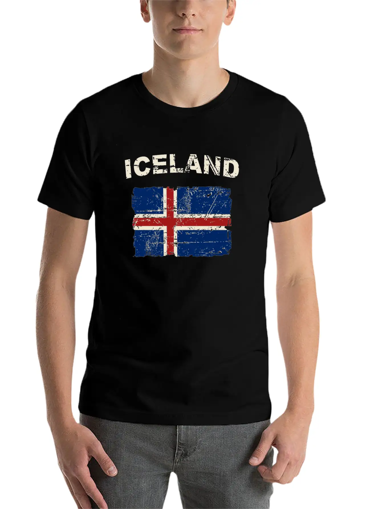Iceland Flag Classic Cotton Tee – Unisex Comfort For Any Season