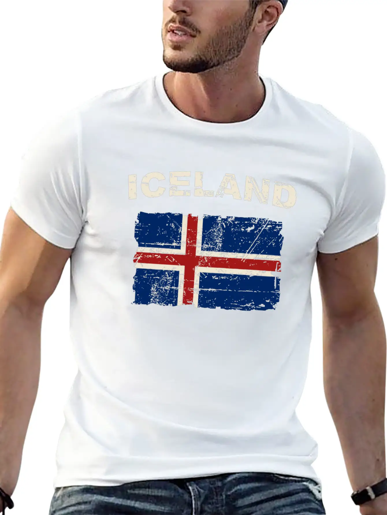 Iceland Flag Classic Cotton Tee – Unisex Comfort For Any Season