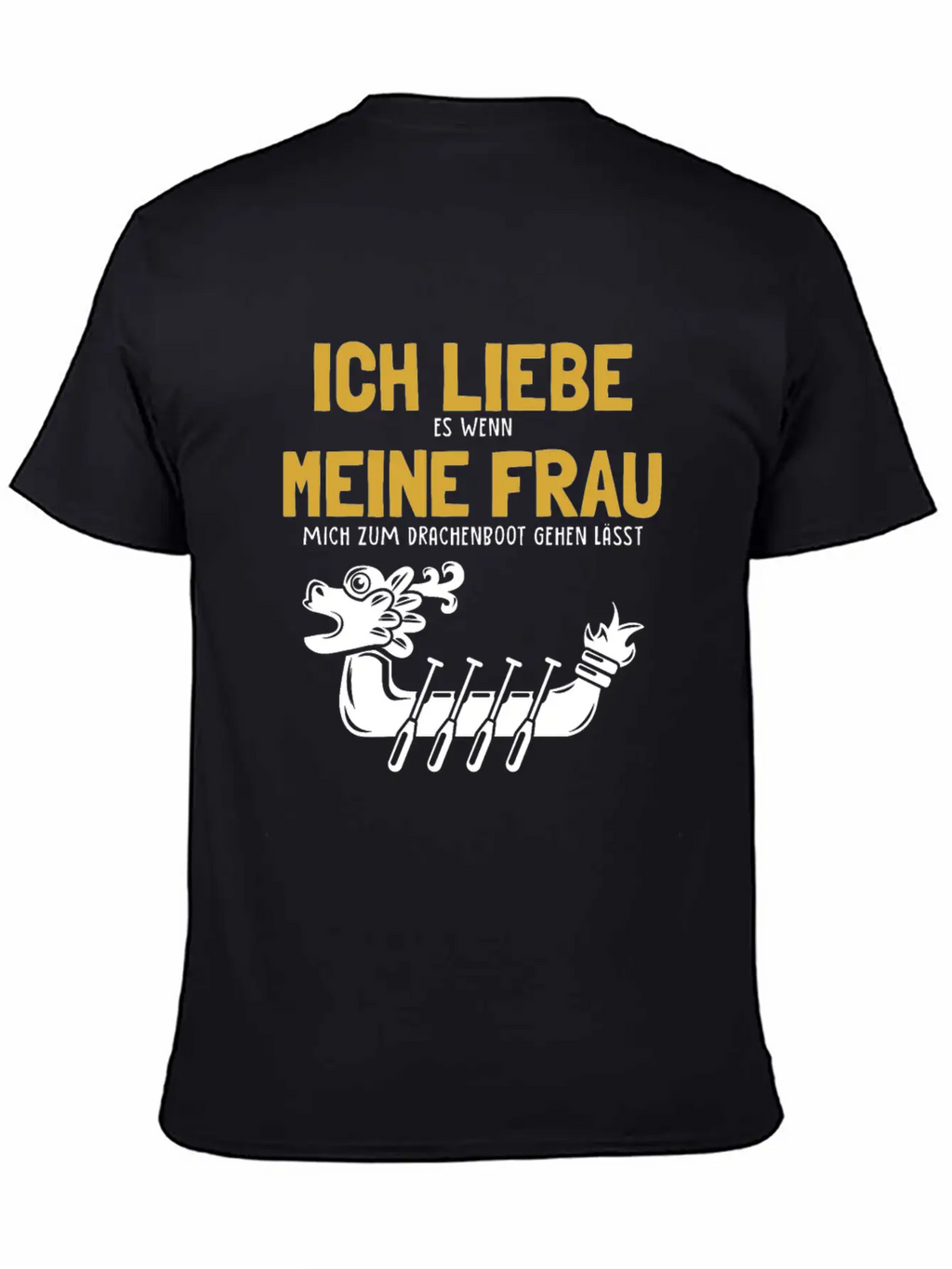 Ich Liebe Meine Frau Drachenboot Paddler Drummer Unisex Casual T-Shirt – Clean Design For Daily Comfort