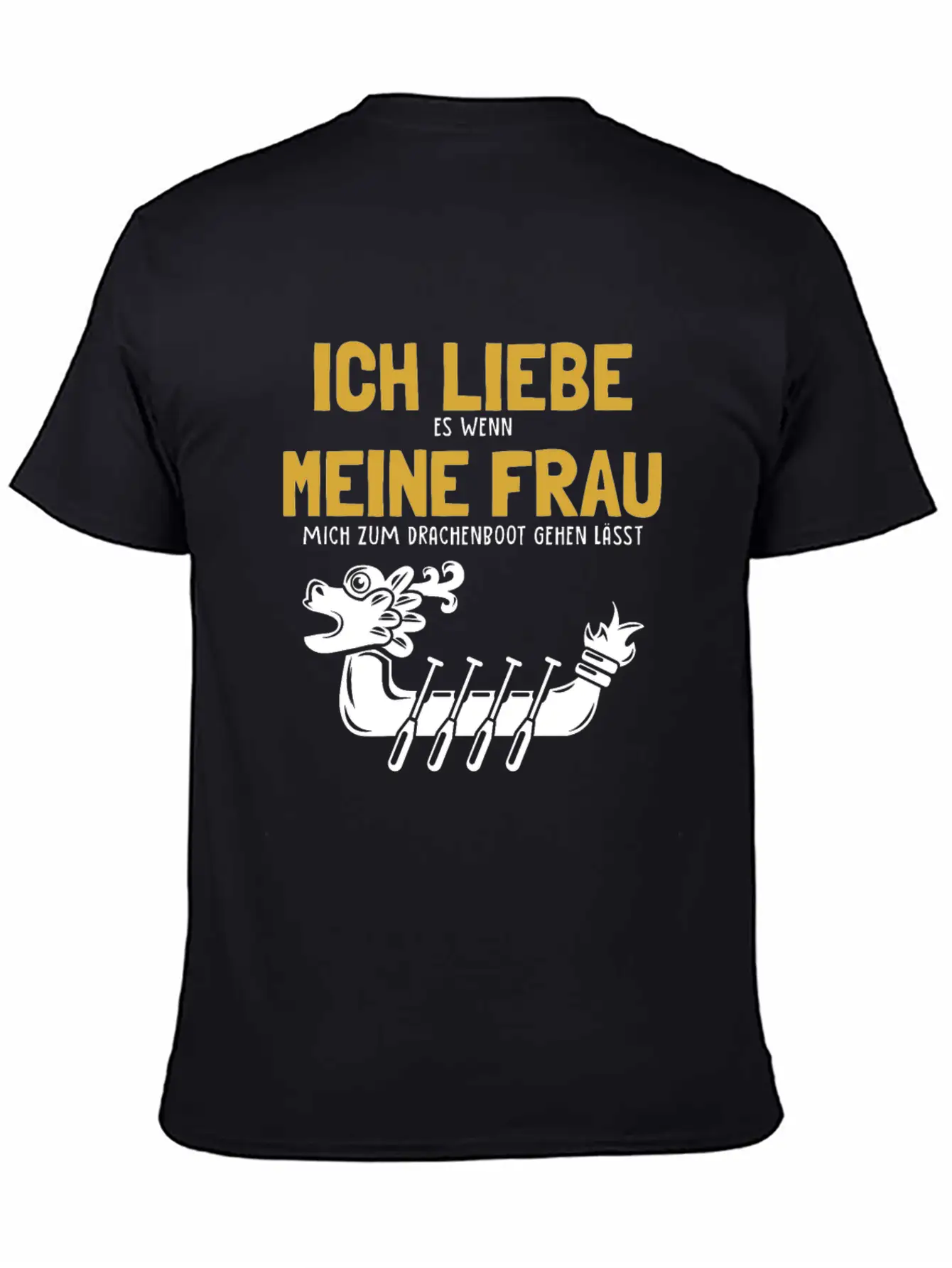 Ich Liebe Meine Frau Drachenboot Paddler Drummer Unisex Casual T-Shirt – Clean Design For Daily Comfort