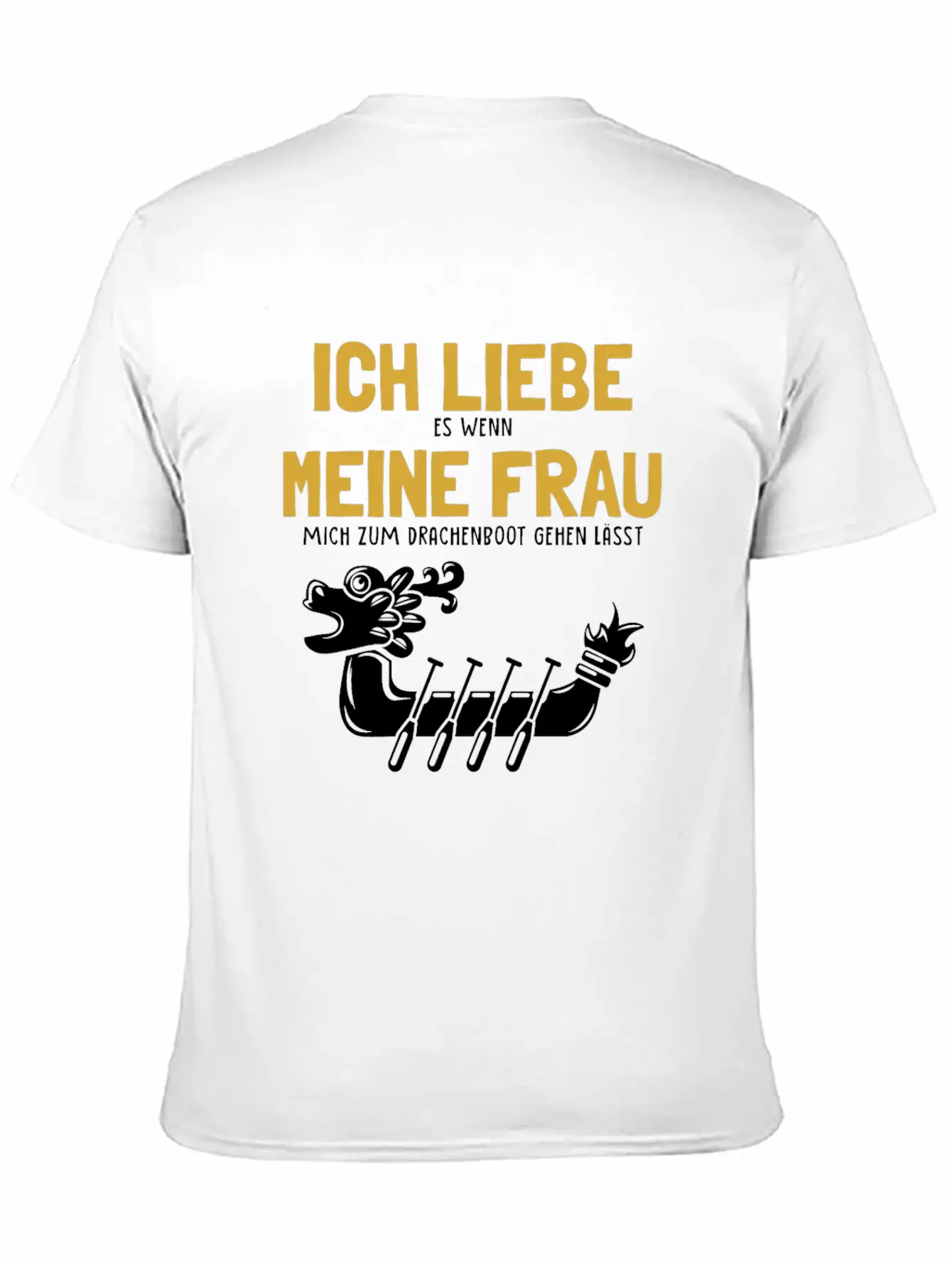 Ich Liebe Meine Frau Drachenboot Paddler Drummer Unisex Casual T-Shirt – Clean Design For Daily Comfort