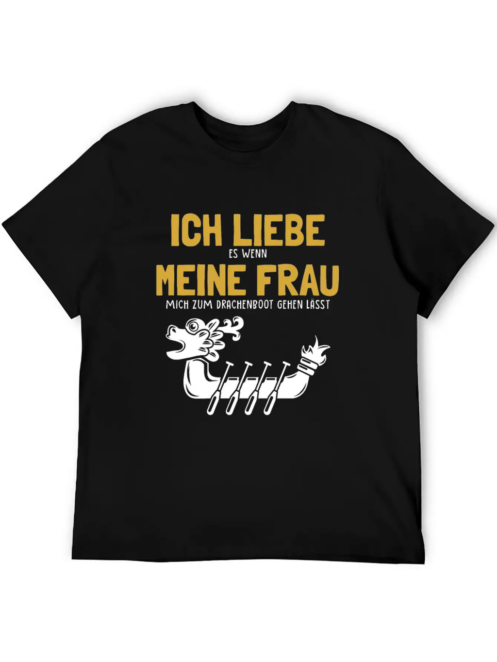 Ich Liebe Meine Frau Drachenboot Paddler Drummer Unisex Casual T-Shirt – Clean Design For Daily Comfort