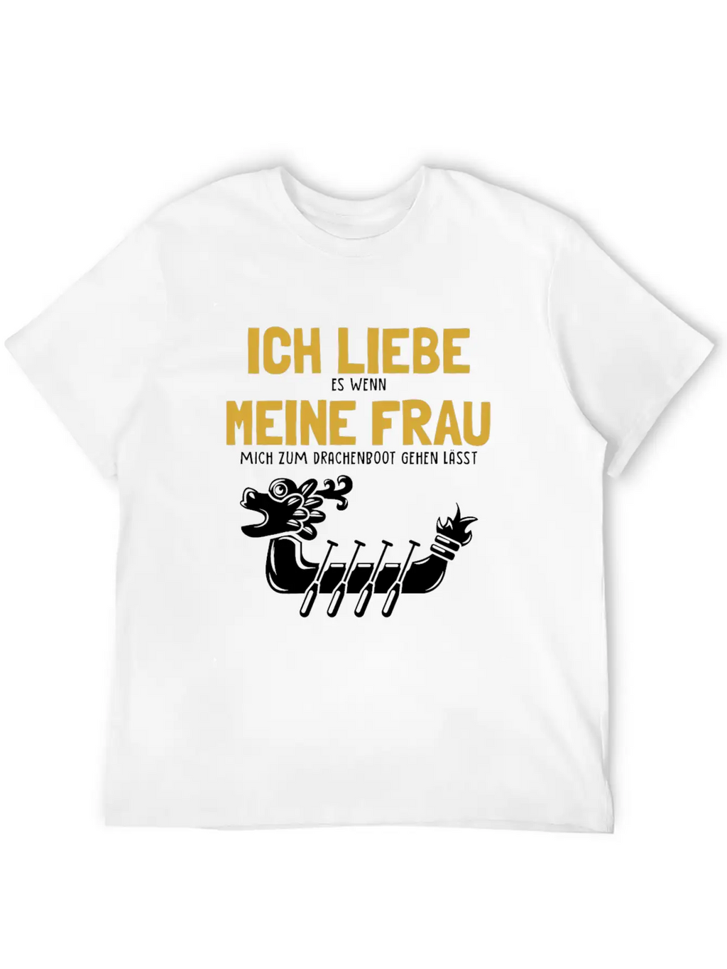 Ich Liebe Meine Frau Drachenboot Paddler Drummer Unisex Casual T-Shirt – Clean Design For Daily Comfort
