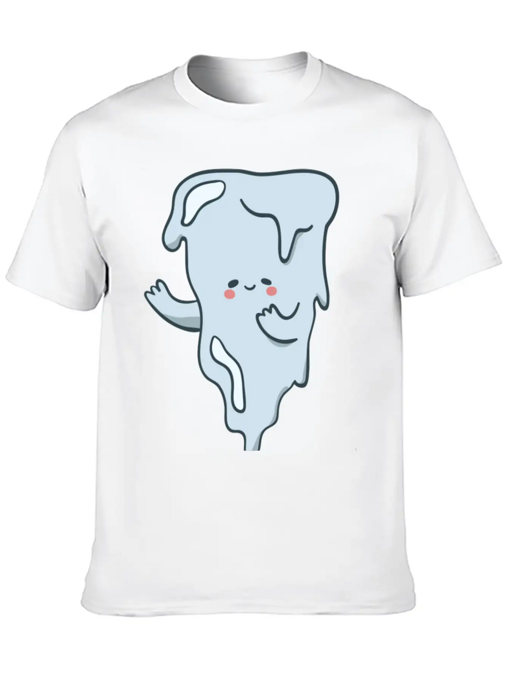 Icicle Cartoon Timeless Short Sleeve Tee – Comfy And Minimalist Design