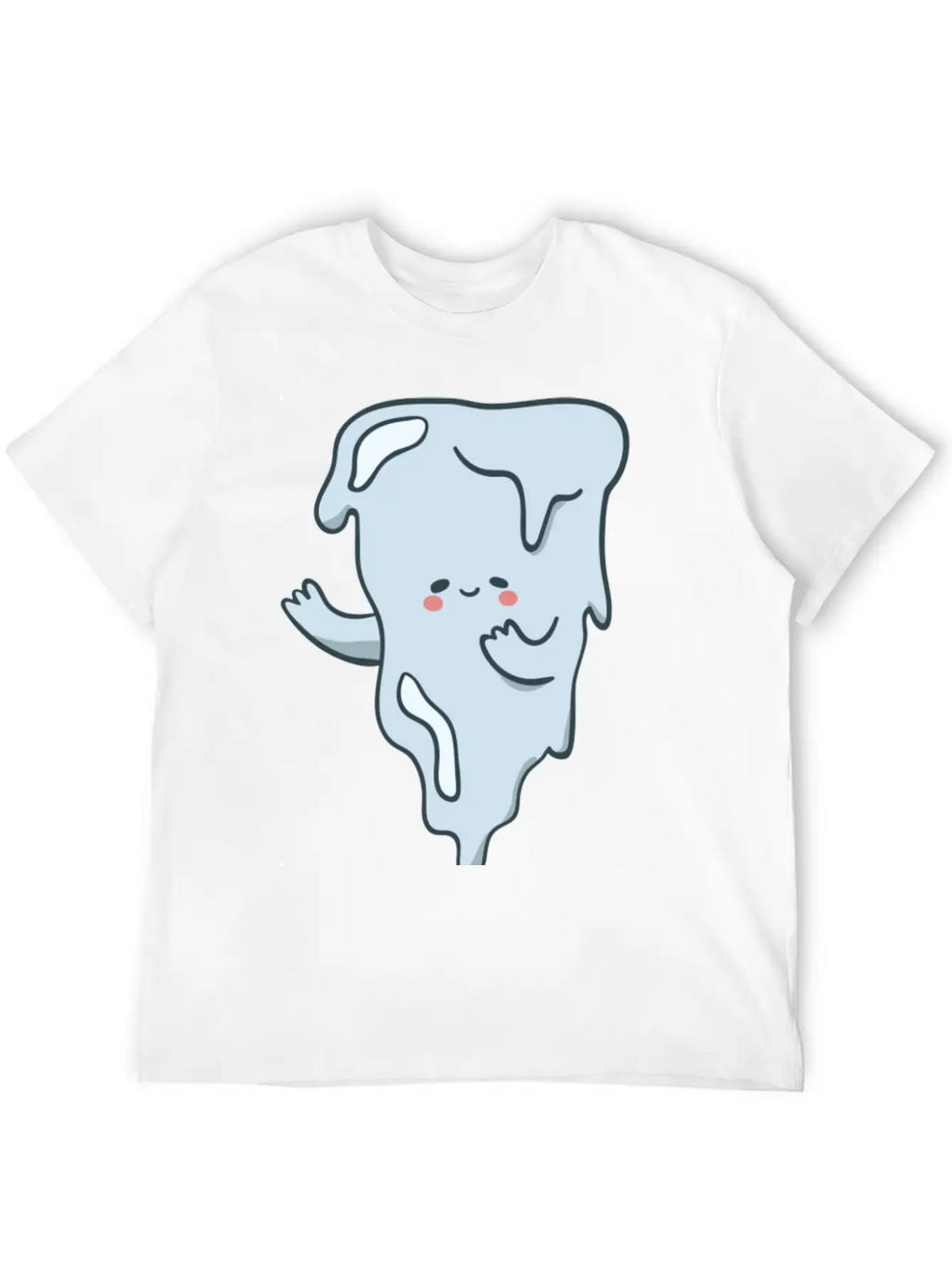 Icicle Cartoon Timeless Short Sleeve Tee – Comfy And Minimalist Design
