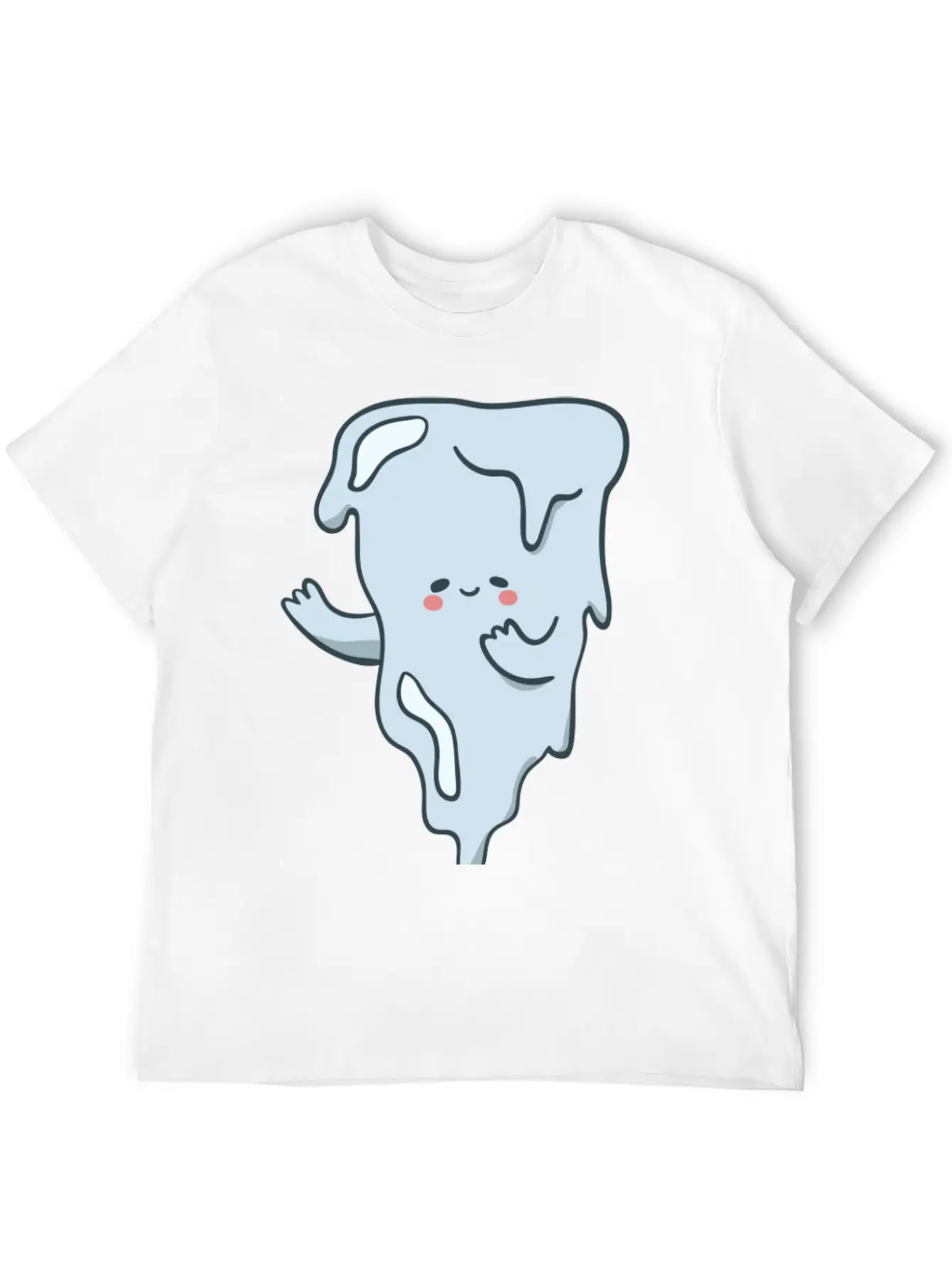 Icicle Cartoon Timeless Short Sleeve Tee – Comfy And Minimalist Design