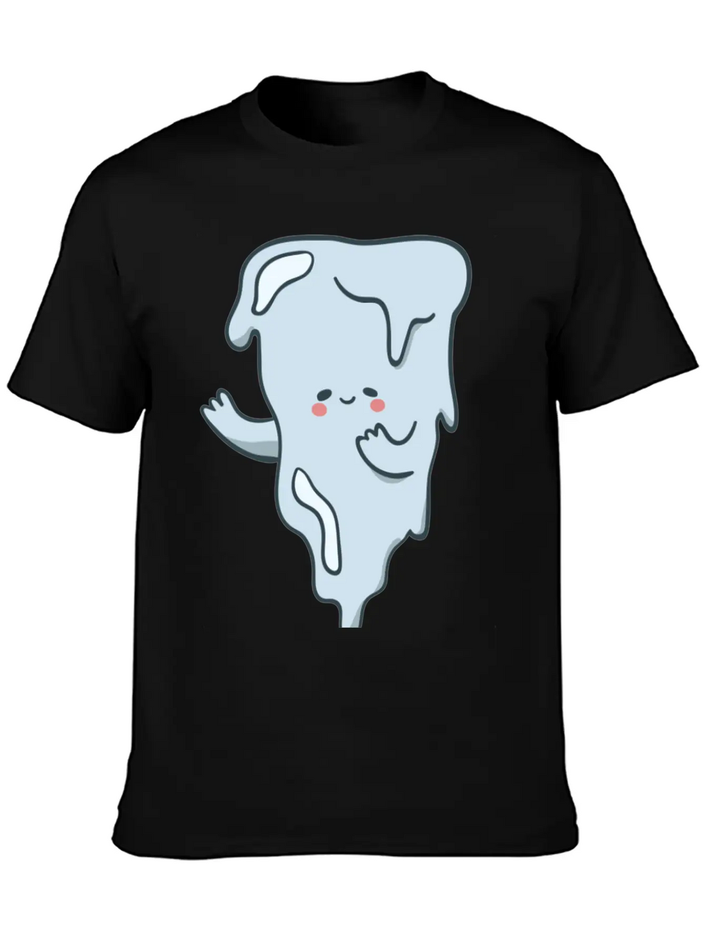 Icicle Cartoon Timeless Short Sleeve Tee – Comfy And Minimalist Design