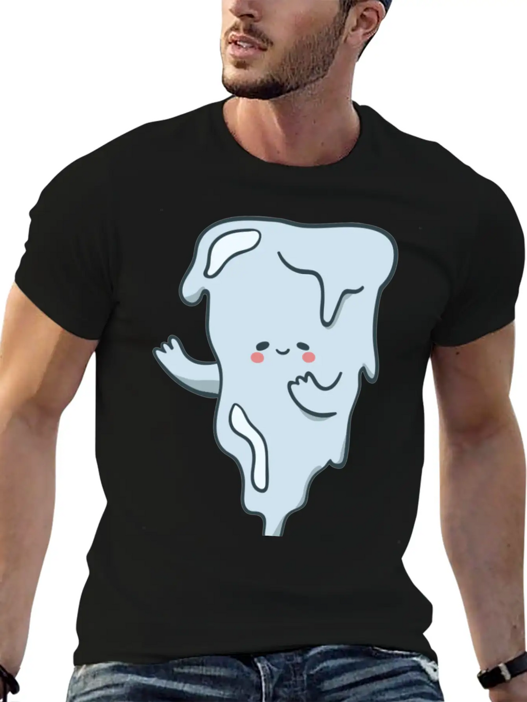 Icicle Cartoon Timeless Short Sleeve Tee – Comfy And Minimalist Design