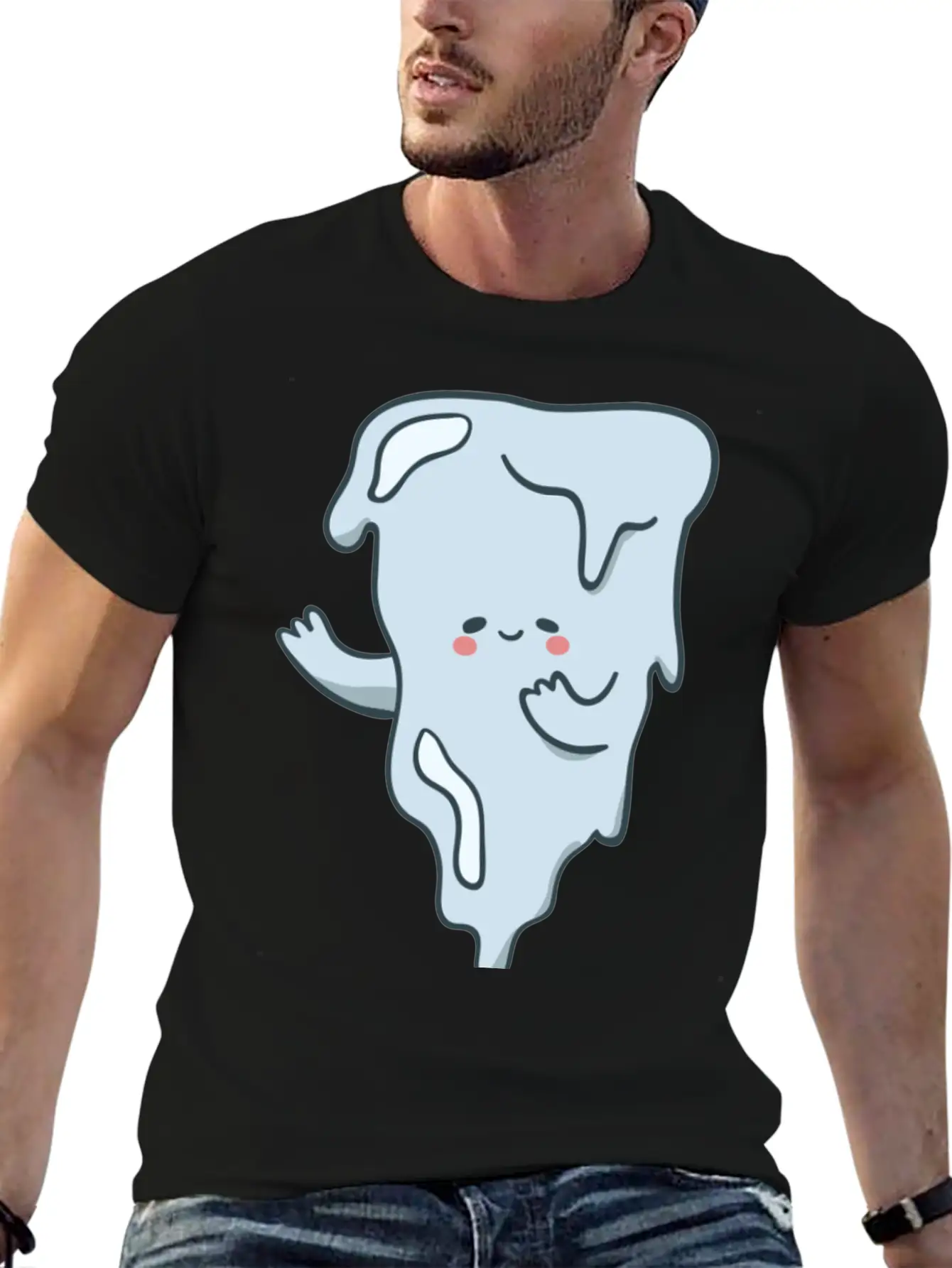 Icicle Cartoon Timeless Short Sleeve Tee – Comfy And Minimalist Design