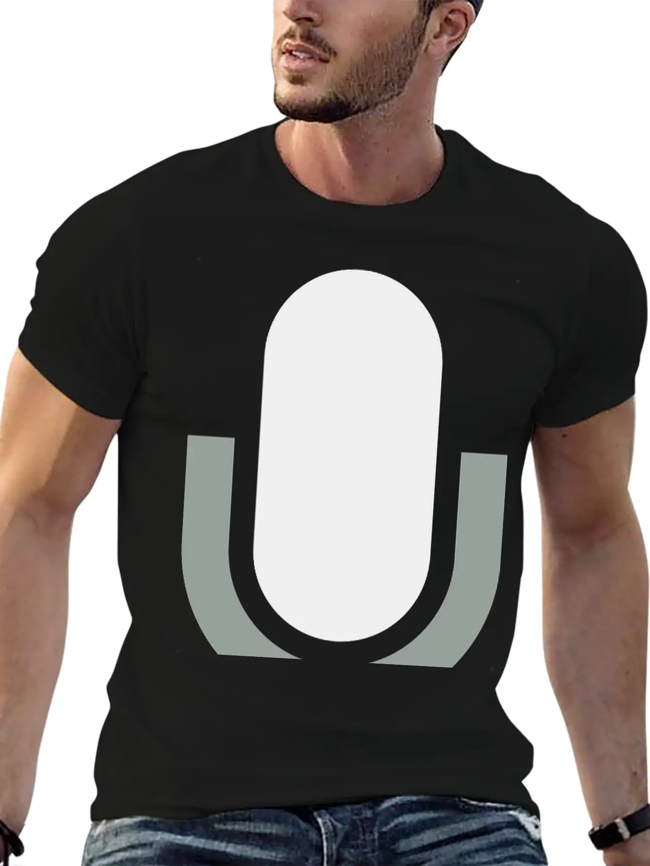 Icon Microphone Clipart Timeless Short Sleeve Tee – Comfy And Minimalist Design