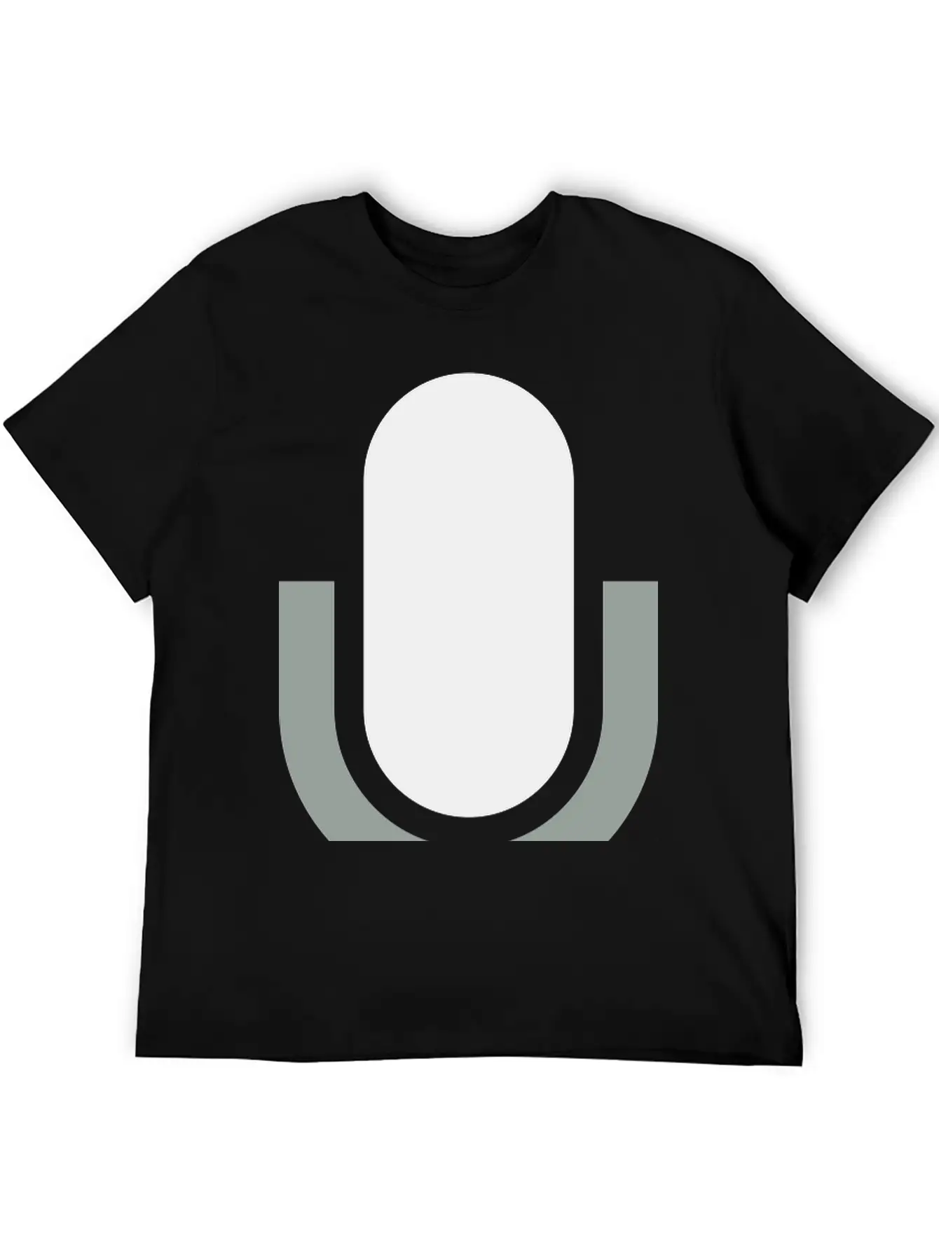 Icon Microphone Clipart Unisex Casual T-Shirt – Clean Design For Daily Comfort