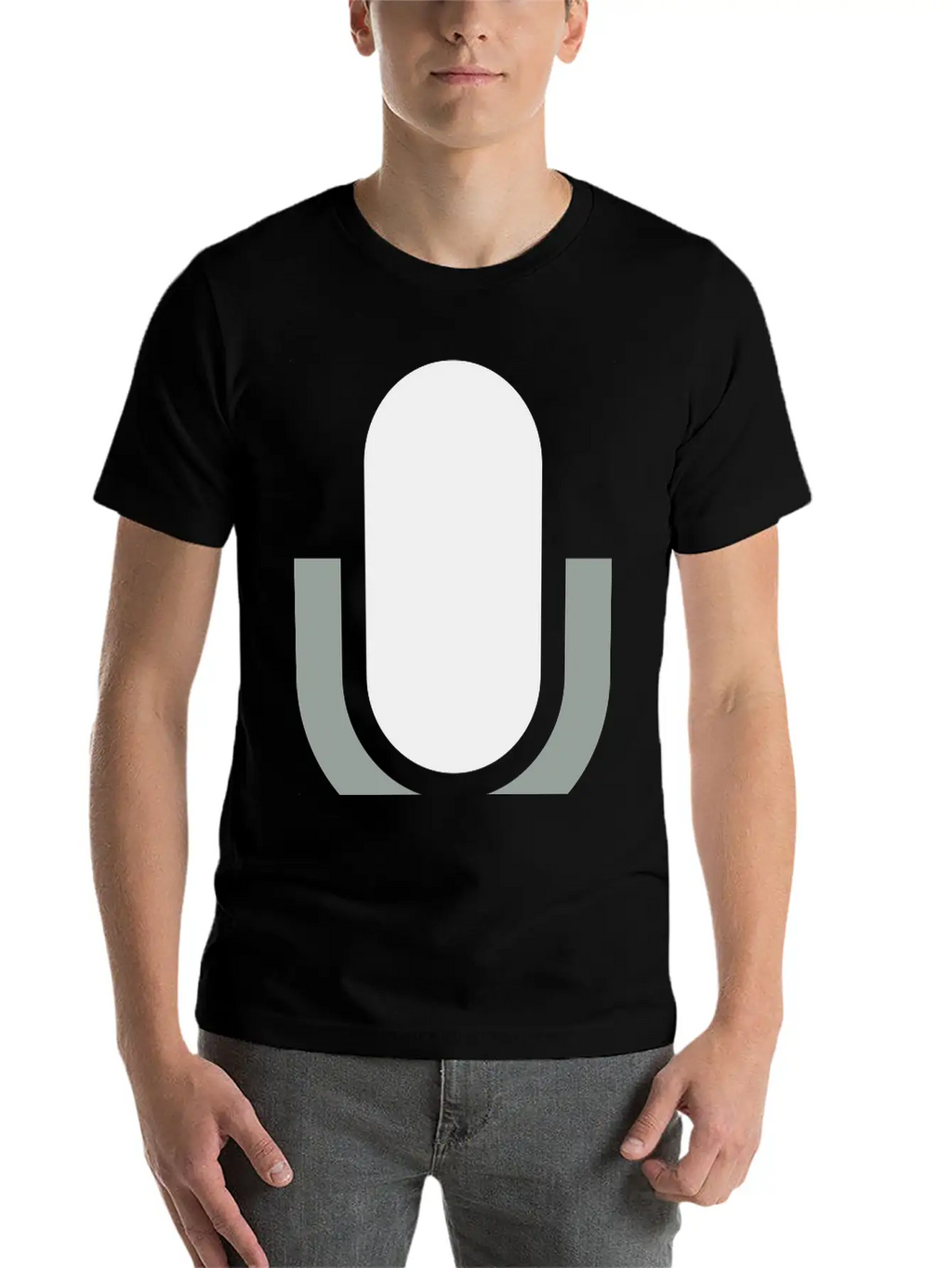Icon Microphone Clipart Unisex Casual T-Shirt – Clean Design For Daily Comfort