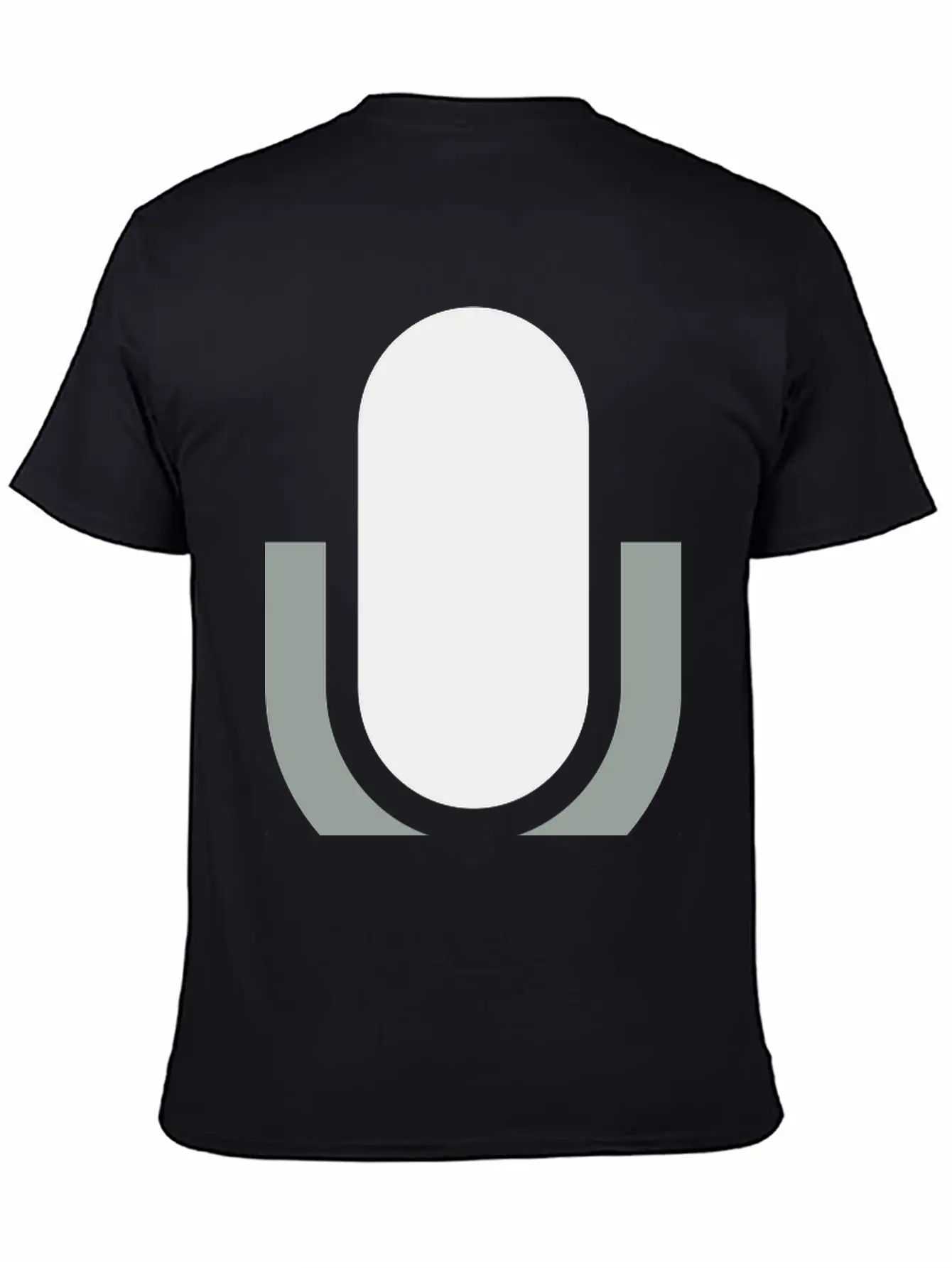 Icon Microphone Clipart Unisex Casual T-Shirt – Clean Design For Daily Comfort