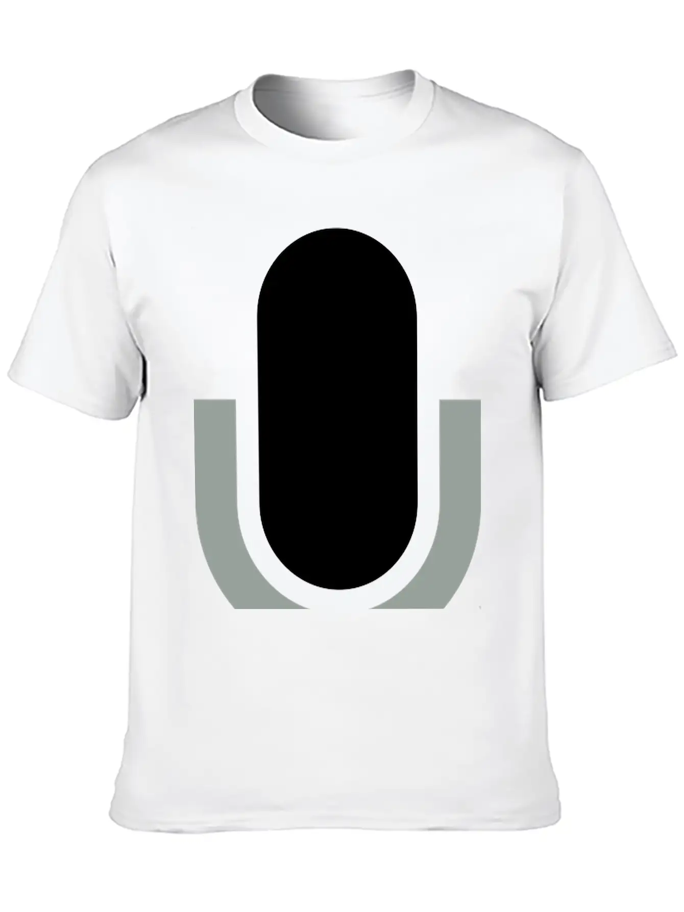 Icon Microphone Clipart Unisex Casual T-Shirt – Clean Design For Daily Comfort