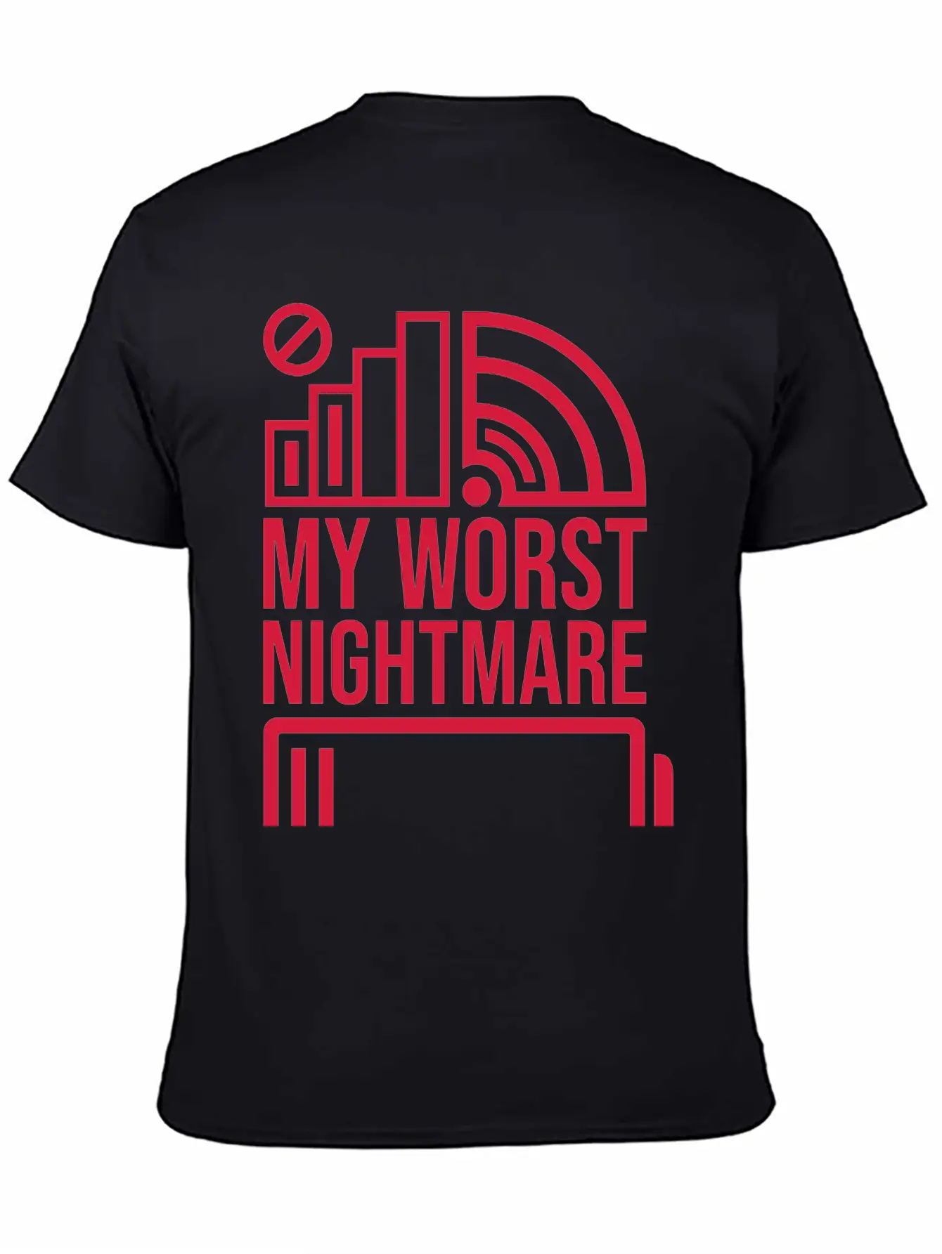 Icons My Worst Nightmare Breathable Soft Cotton T-Shirt – Timeless Casual Look