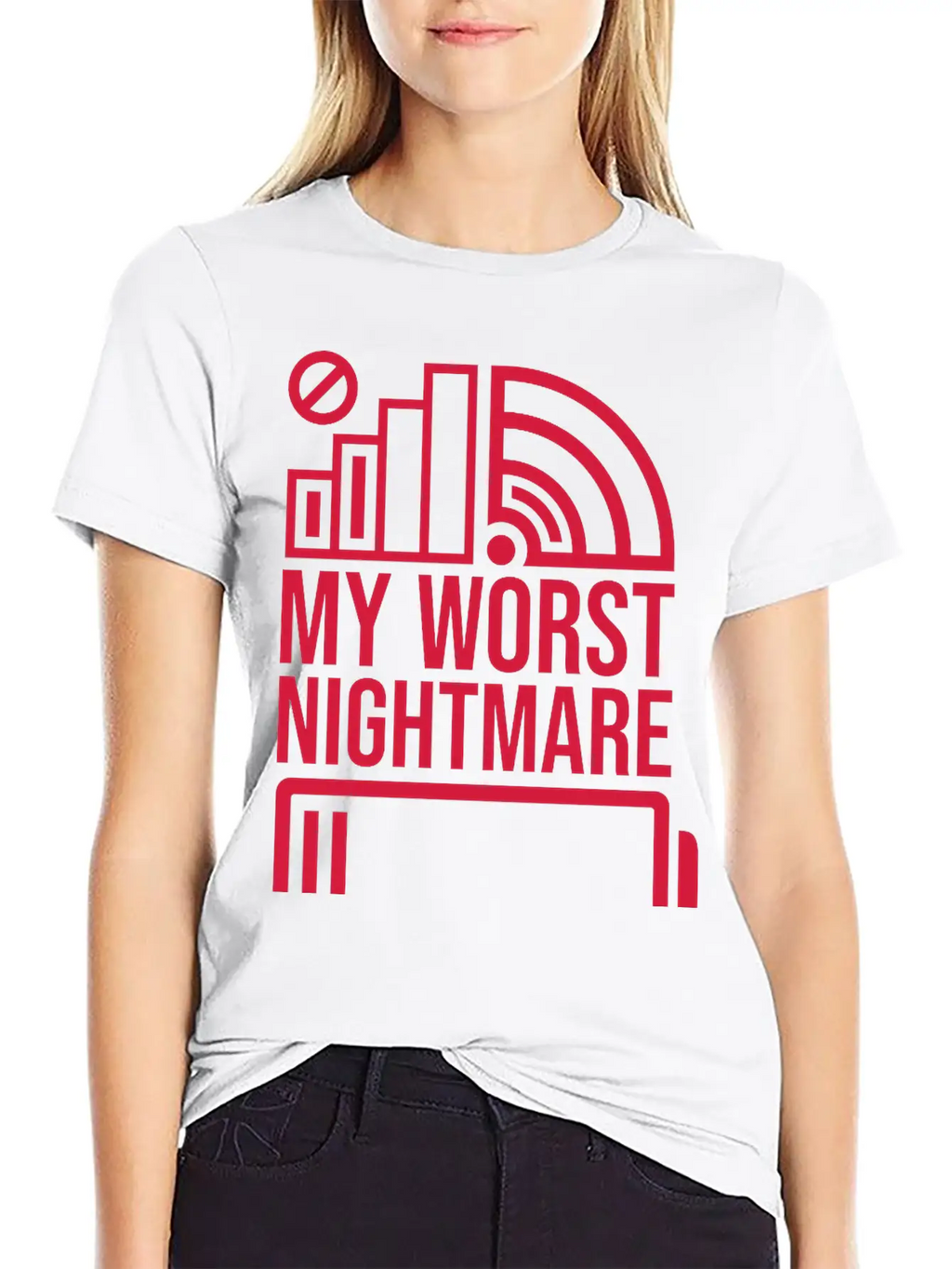 Icons My Worst Nightmare Breathable Soft Cotton T-Shirt – Timeless Casual Look
