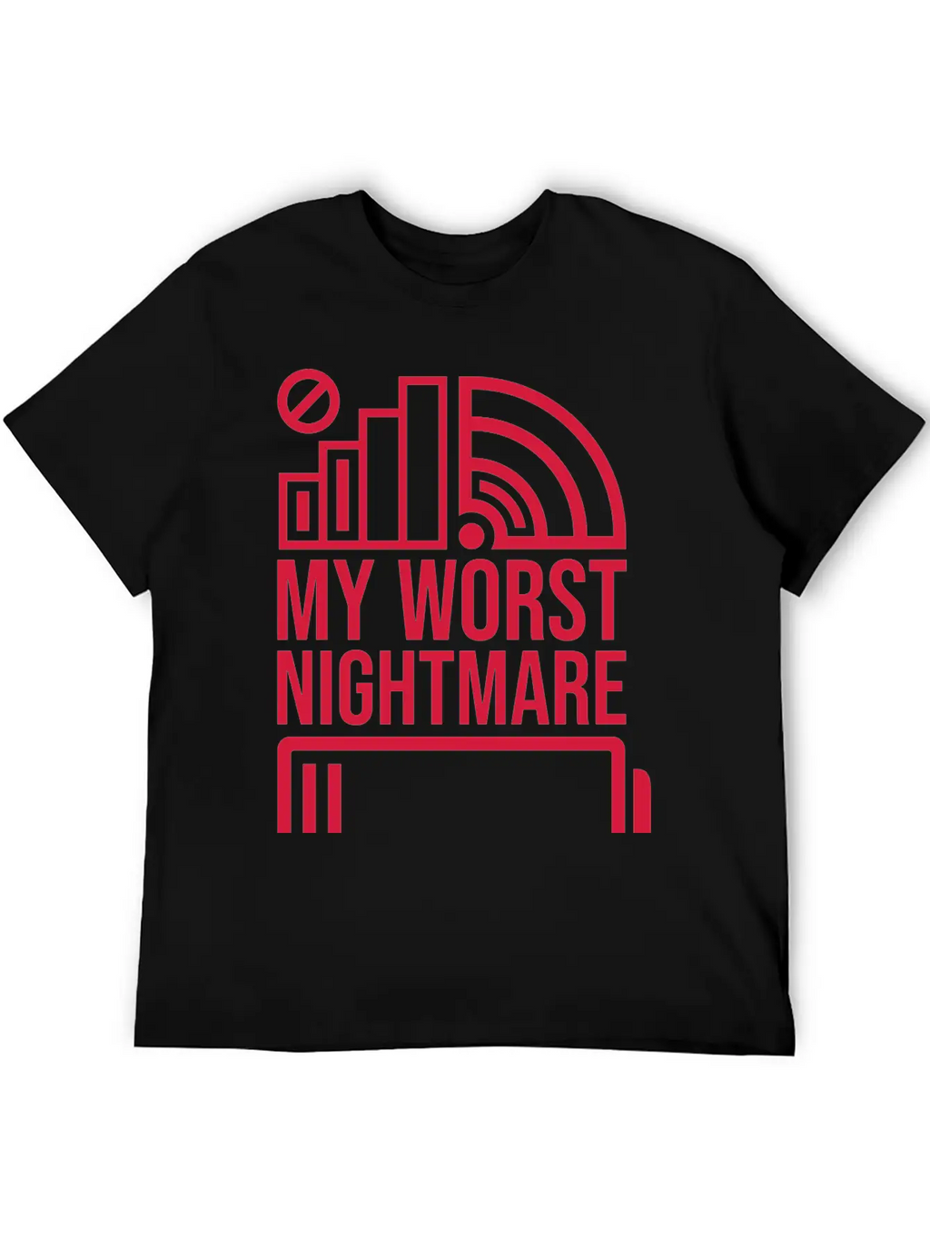 Icons My Worst Nightmare Breathable Soft Cotton T-Shirt – Timeless Casual Look