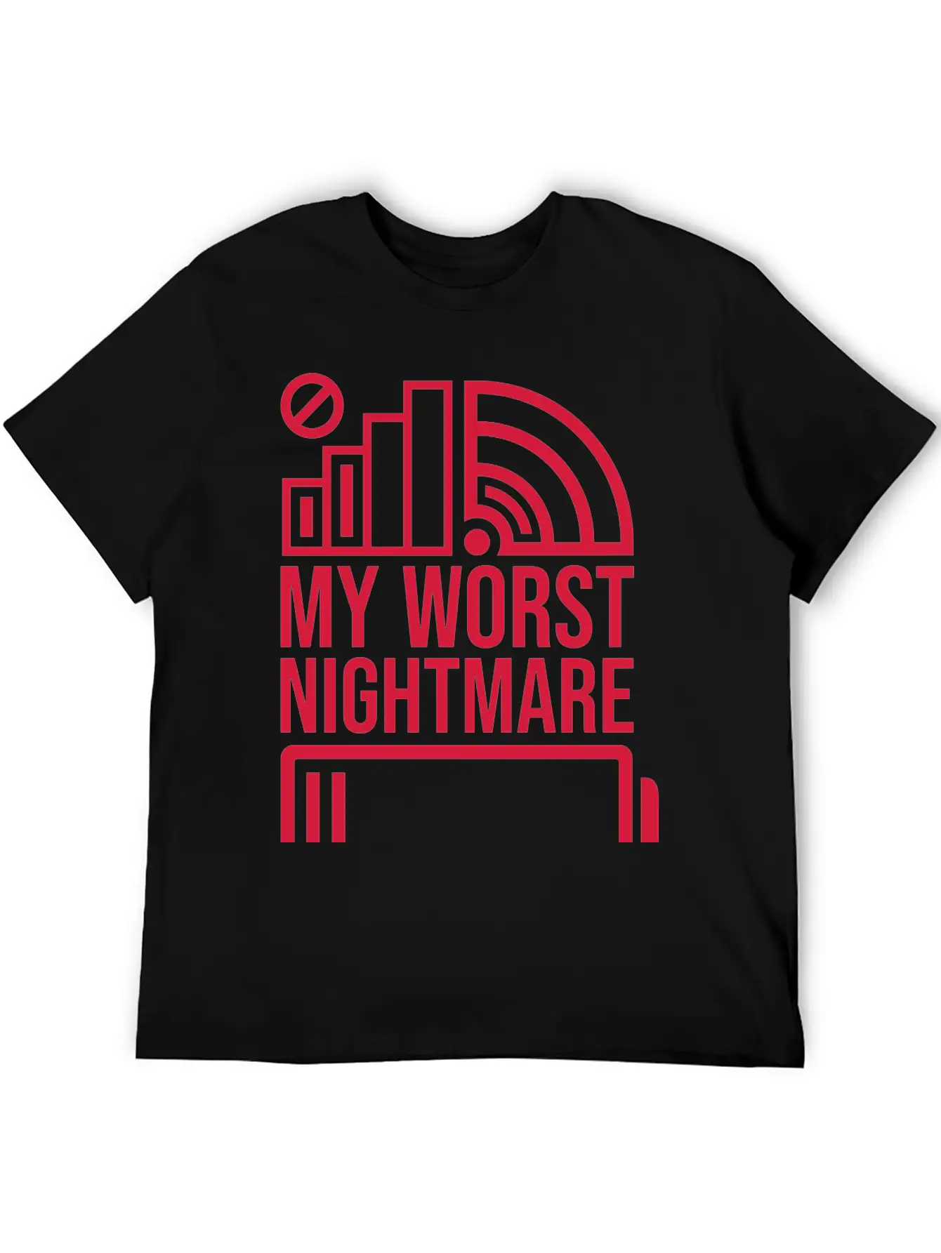 Icons My Worst Nightmare Breathable Soft Cotton T-Shirt – Timeless Casual Look