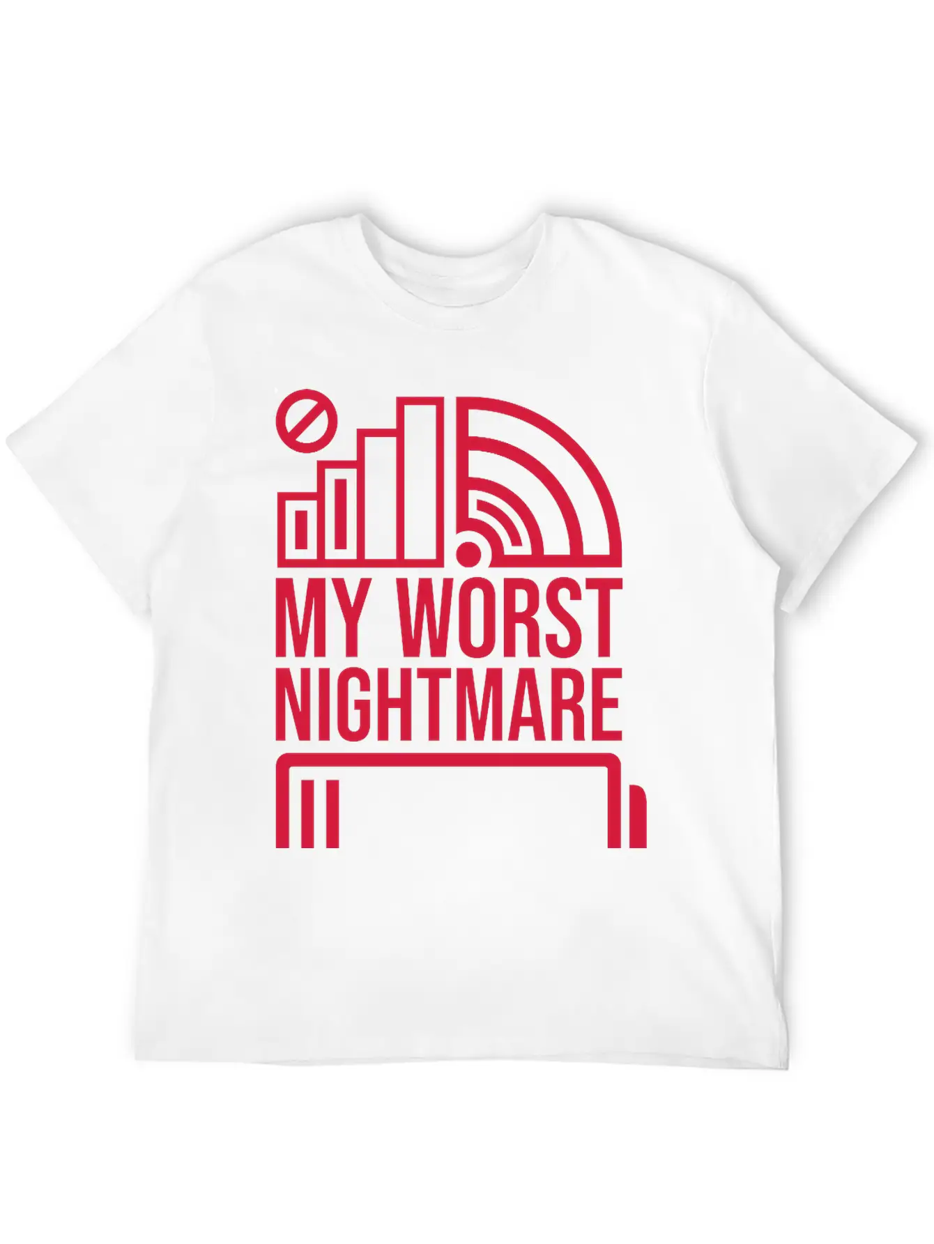 Icons My Worst Nightmare Breathable Soft Cotton T-Shirt – Timeless Casual Look
