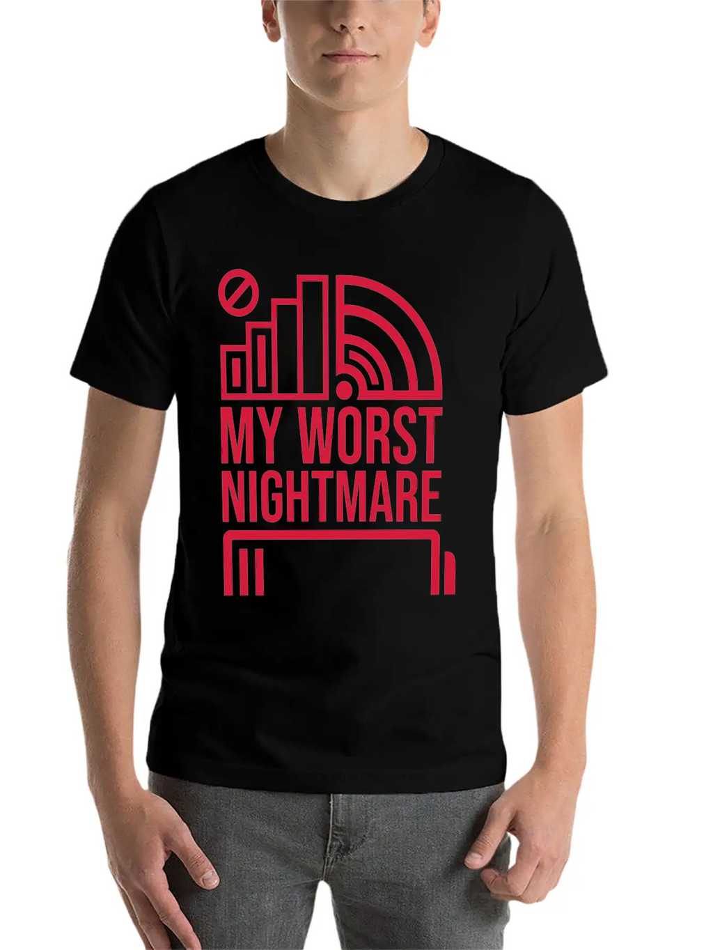 Icons My Worst Nightmare Breathable Soft Cotton T-Shirt – Timeless Casual Look