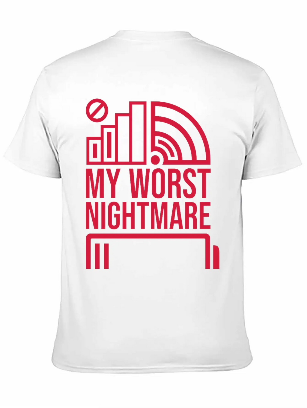 Icons My Worst Nightmare Breathable Soft Cotton T-Shirt – Timeless Casual Look