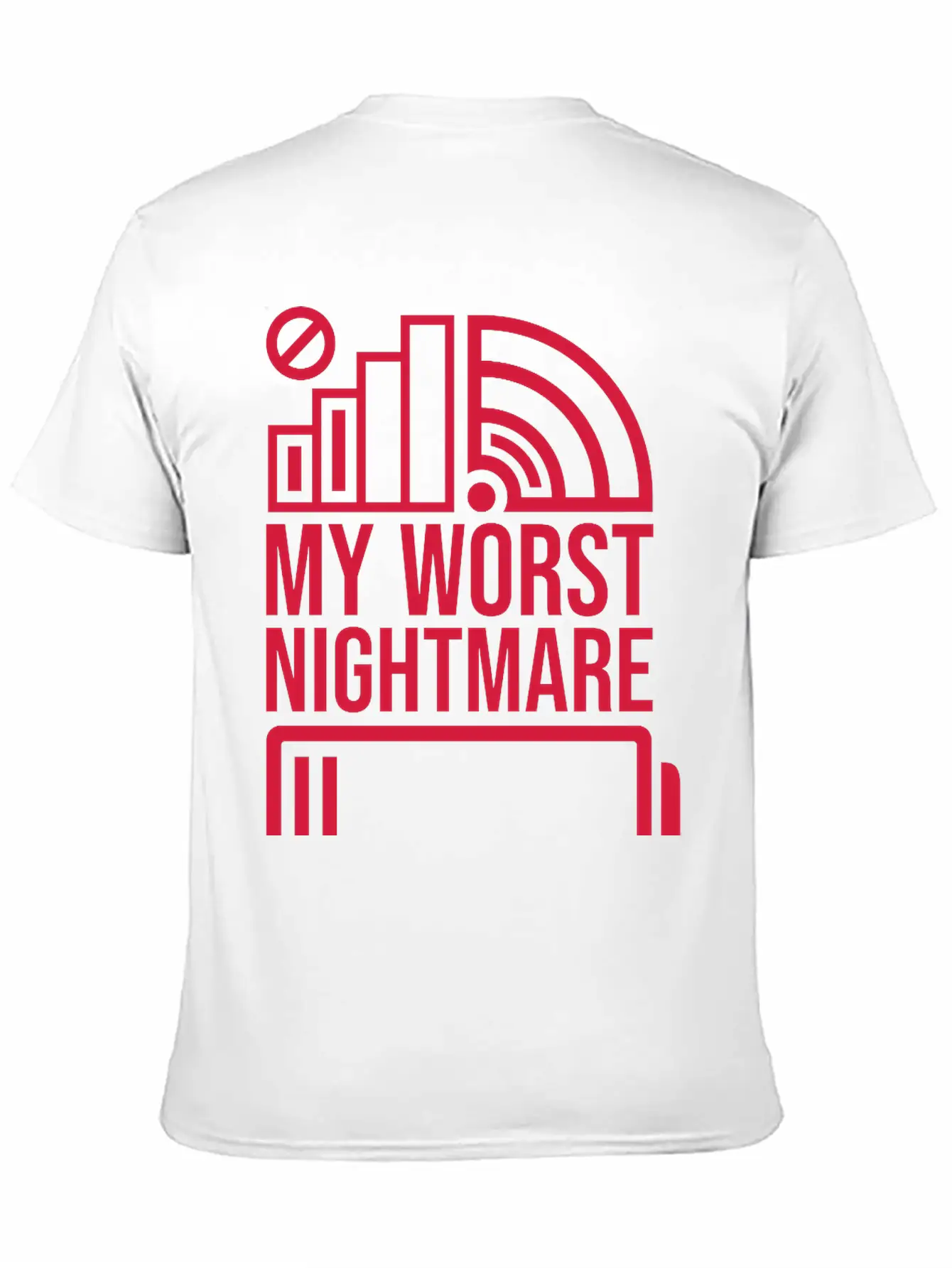 Icons My Worst Nightmare Breathable Soft Cotton T-Shirt – Timeless Casual Look