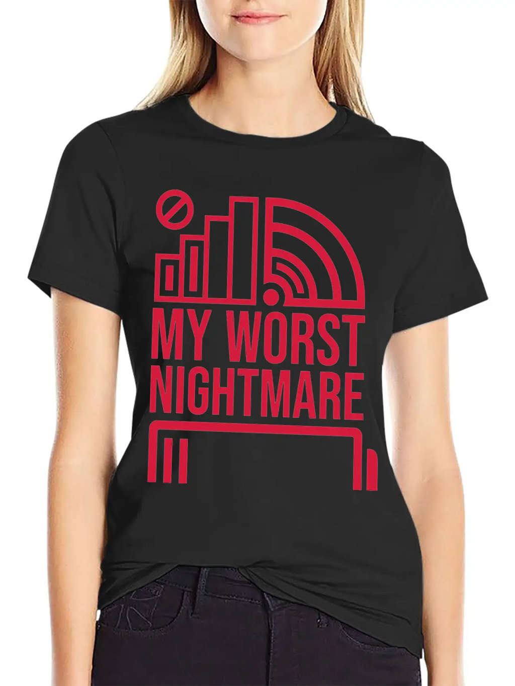 Icons My Worst Nightmare Breathable Soft Cotton T-Shirt – Timeless Casual Look