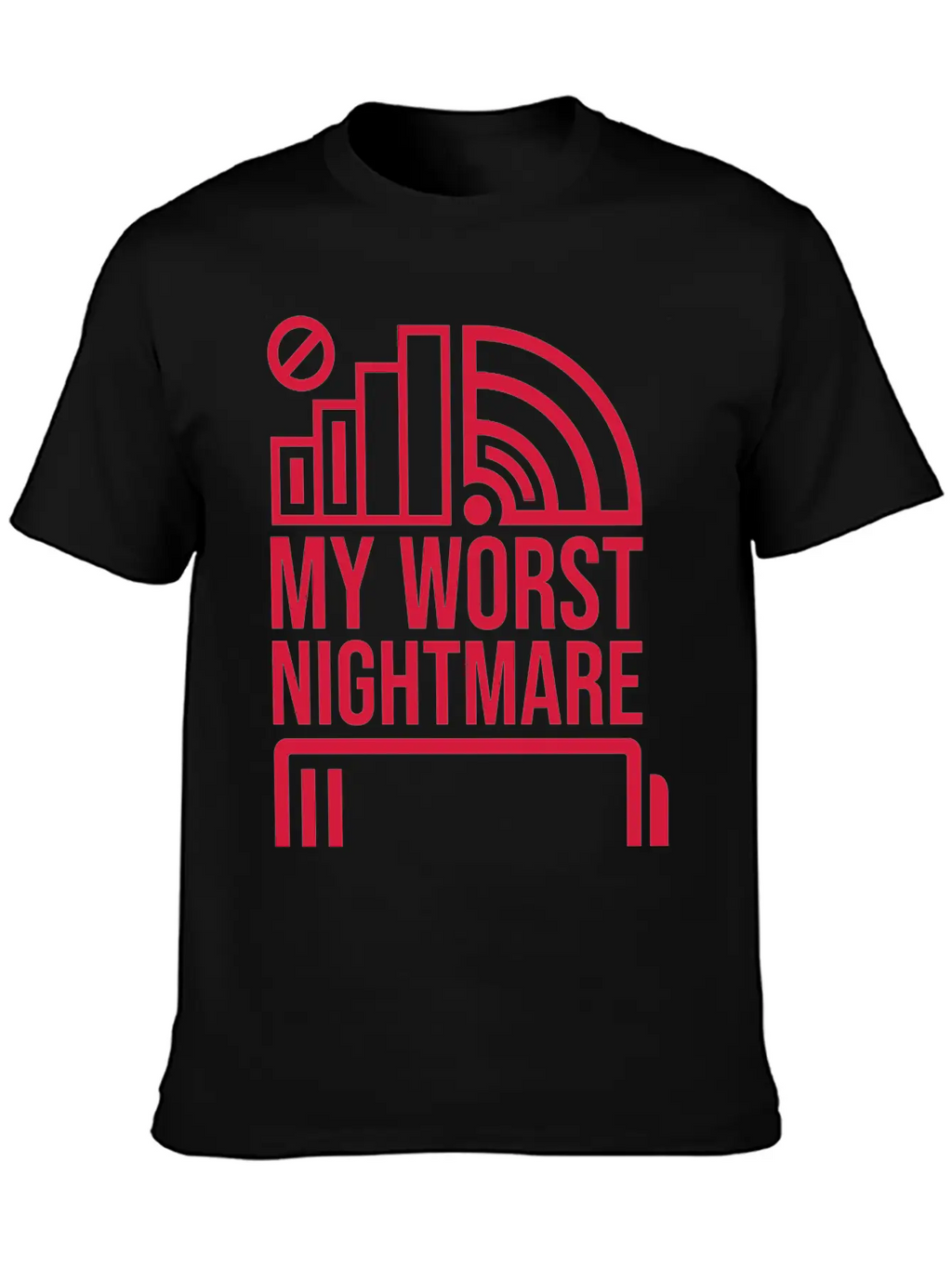 Icons My Worst Nightmare Breathable Soft Cotton T-Shirt – Timeless Casual Look