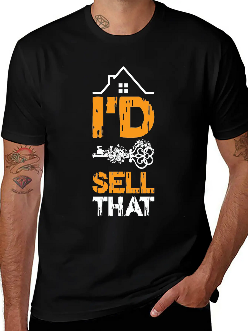 I'd Sell That Key Contract Negotiate Land Real Basic Graphic T-Shirt – Daily Comfort In Soft Cotton