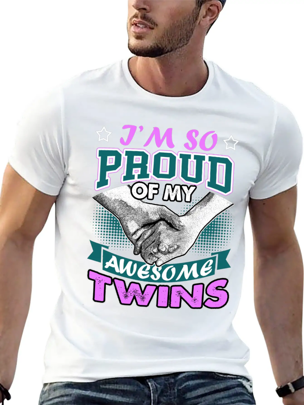 Identical Twins Breathable Soft Cotton T-Shirt – Timeless Casual Look