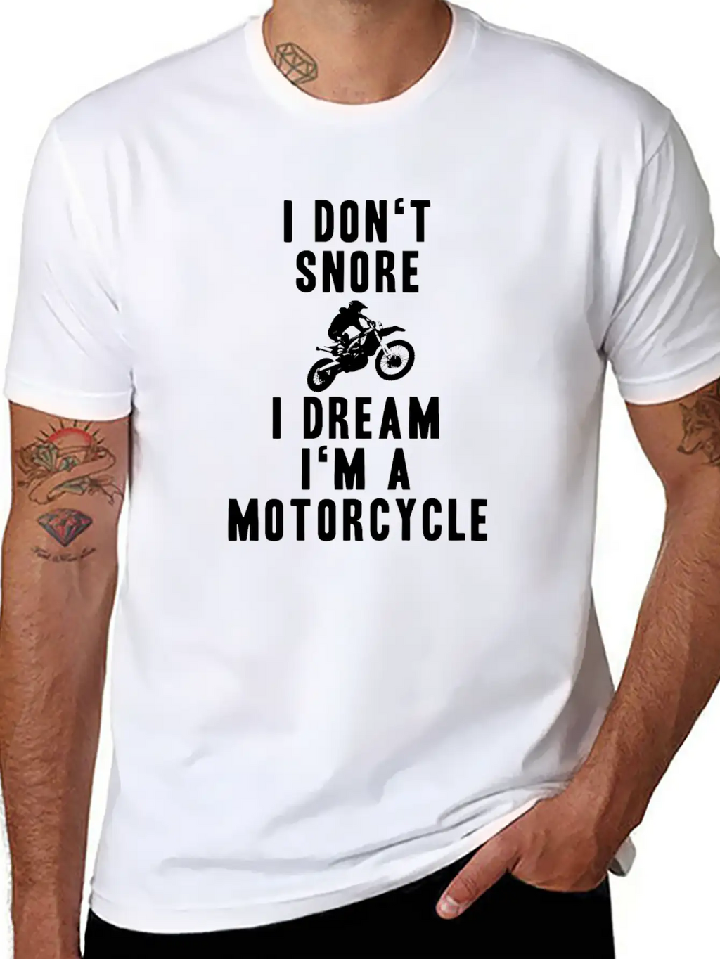 Identify As Motorcycle Stylish Everyday T-Shirt – Unisex Basic Cotton Tee