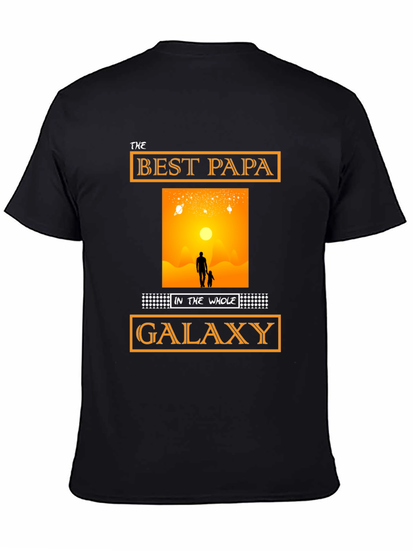 Best Papa in the Galaxy T-Shirt Fathers Day Gift