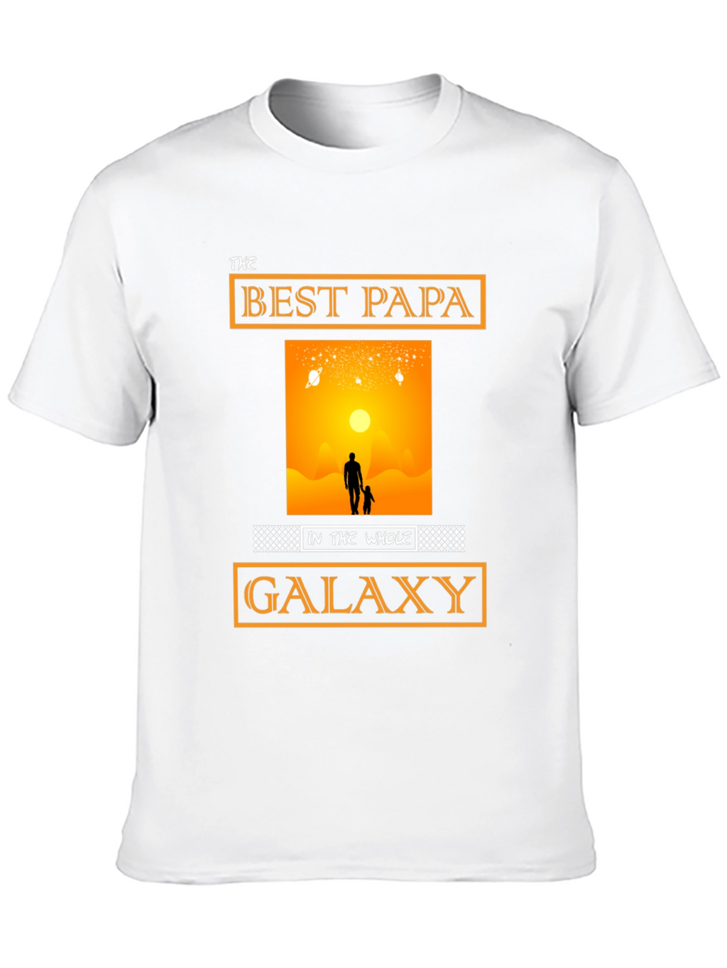Best Papa in the Galaxy T-Shirt Fathers Day Gift