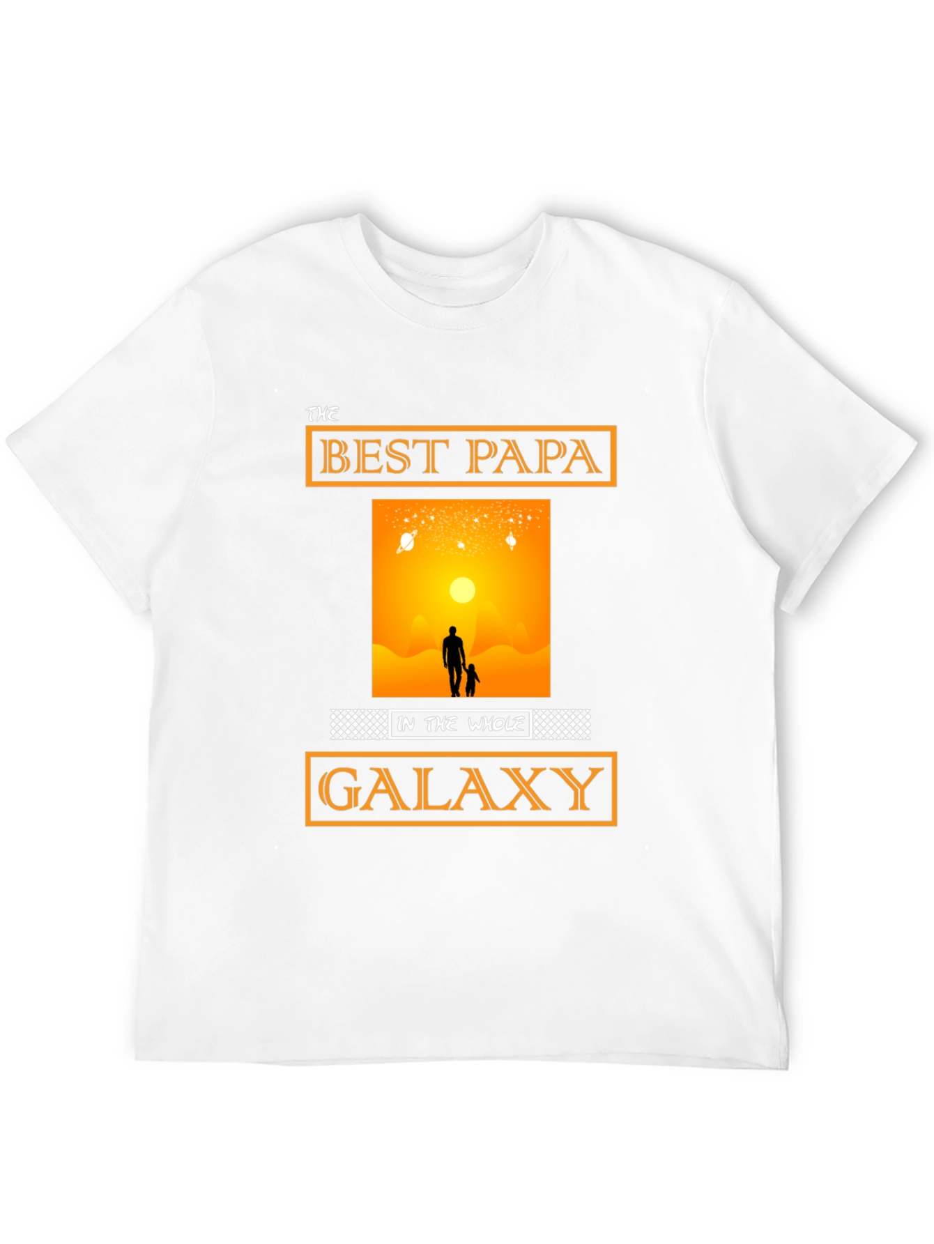 Best Papa in the Galaxy T-Shirt Fathers Day Gift